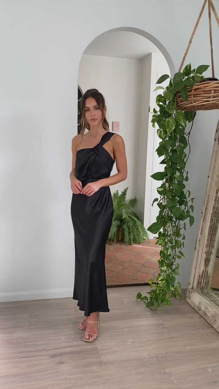 Greta Maxi Dress - Black