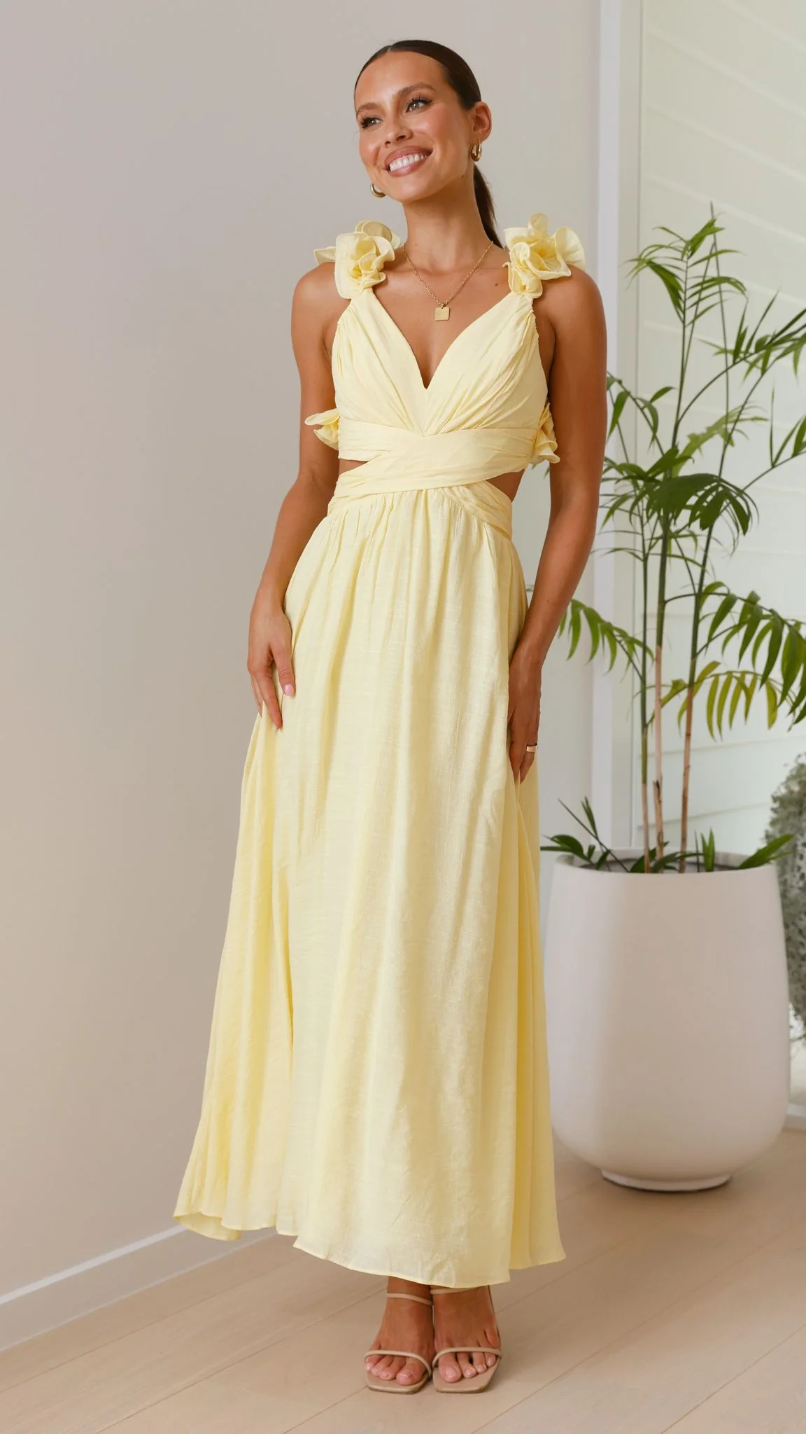 Galilhai Maxi Dress - Yellow