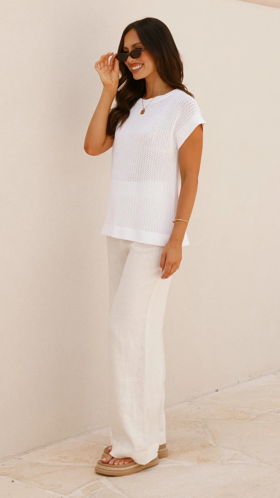 Marleigh Knit Top - White