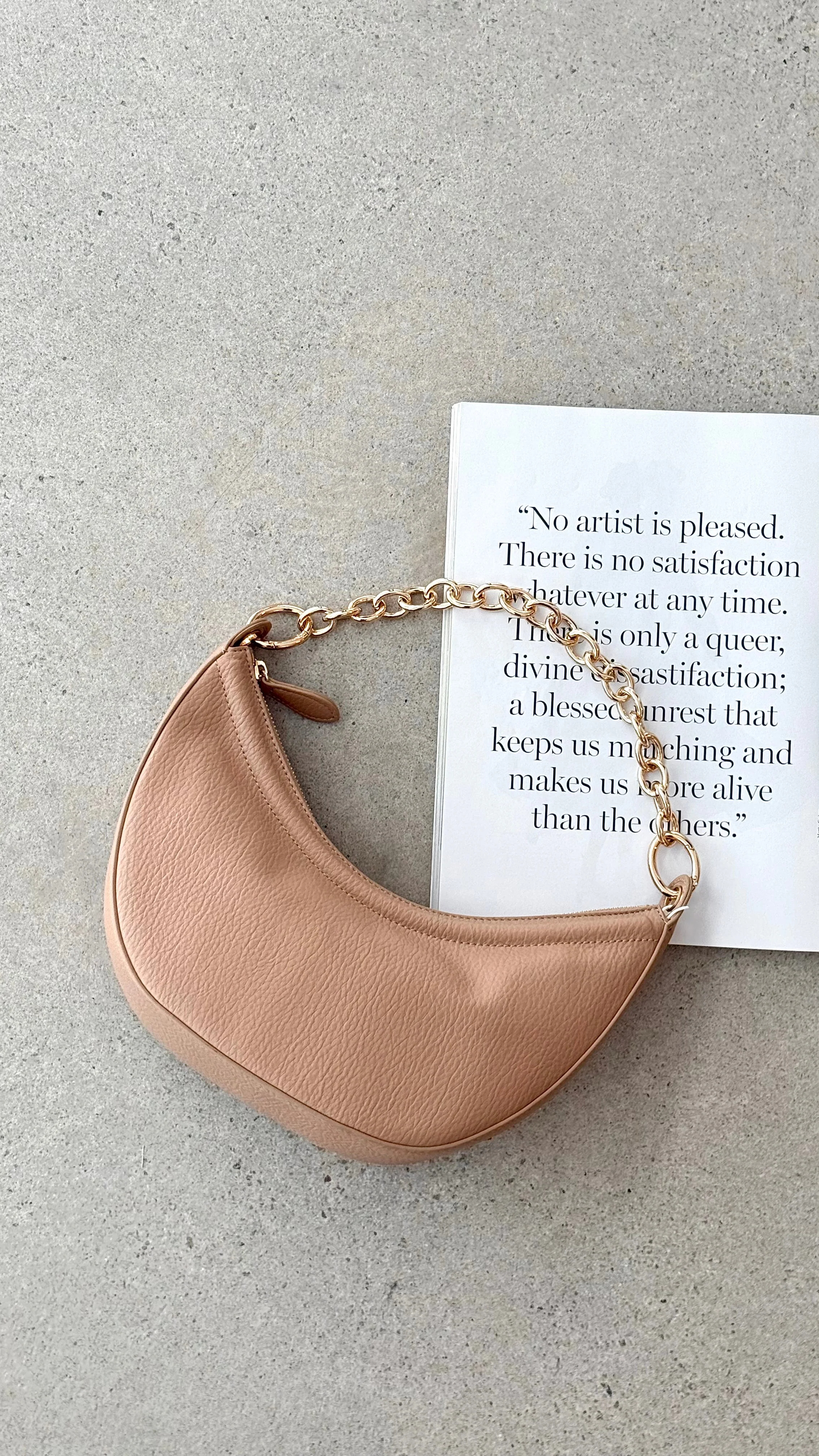 Harvie Handle Bag - Stone