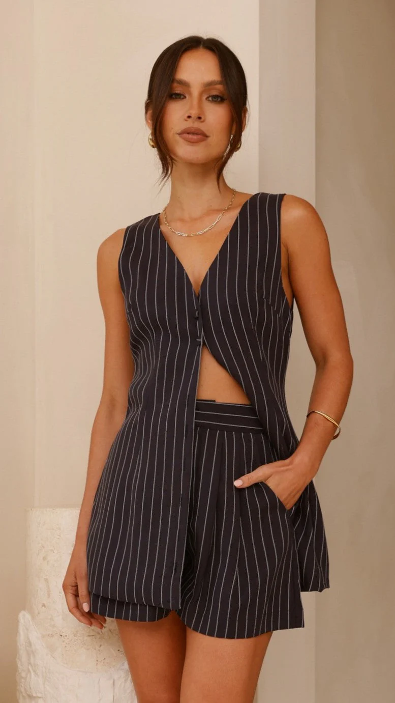 Chancellor Shorts - Blue Stripe