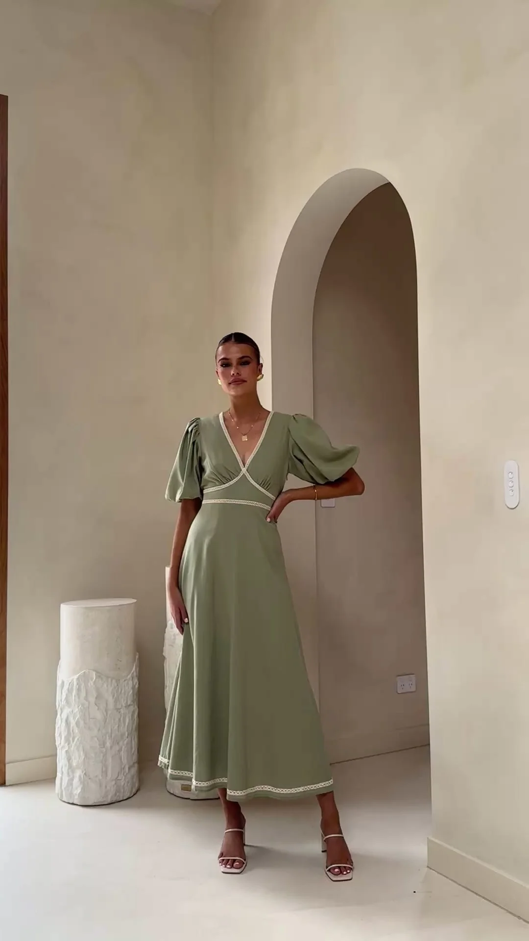 Nakisha Maxi Dress - Sage
