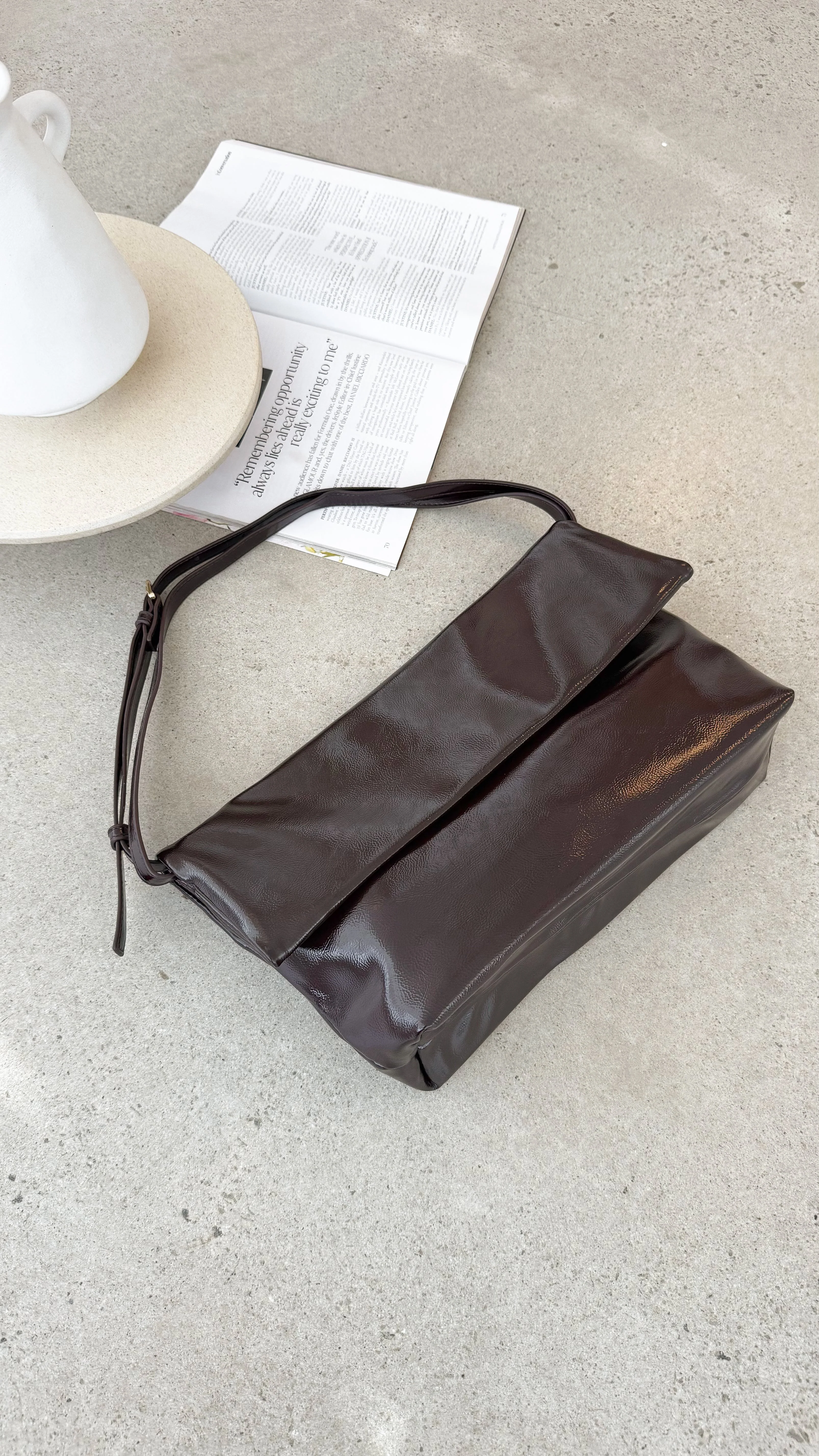 Rylee Clutch Bag - Merlot