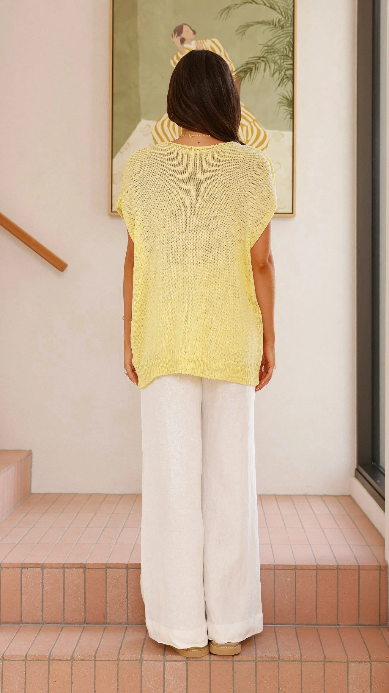 Stelaria Knit Top - Yellow