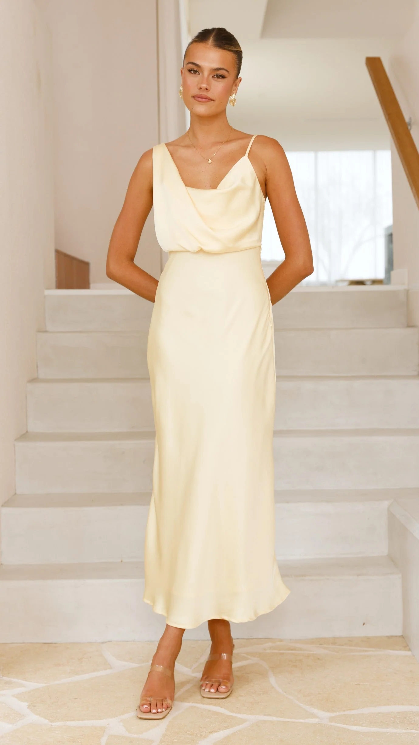 Audrey Maxi Dress - Yellow