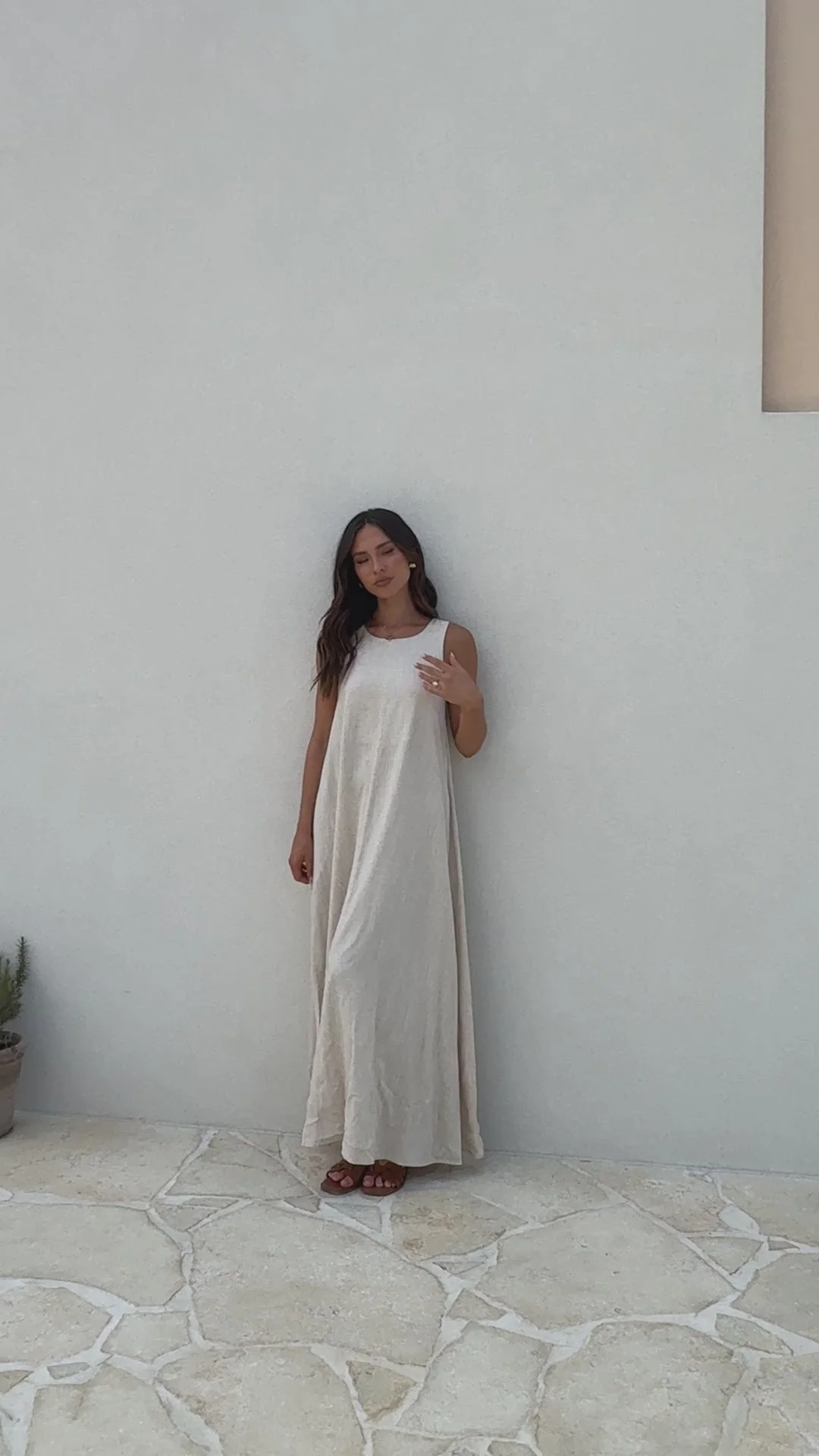 Darcy Maxi Dress - Oatmeal