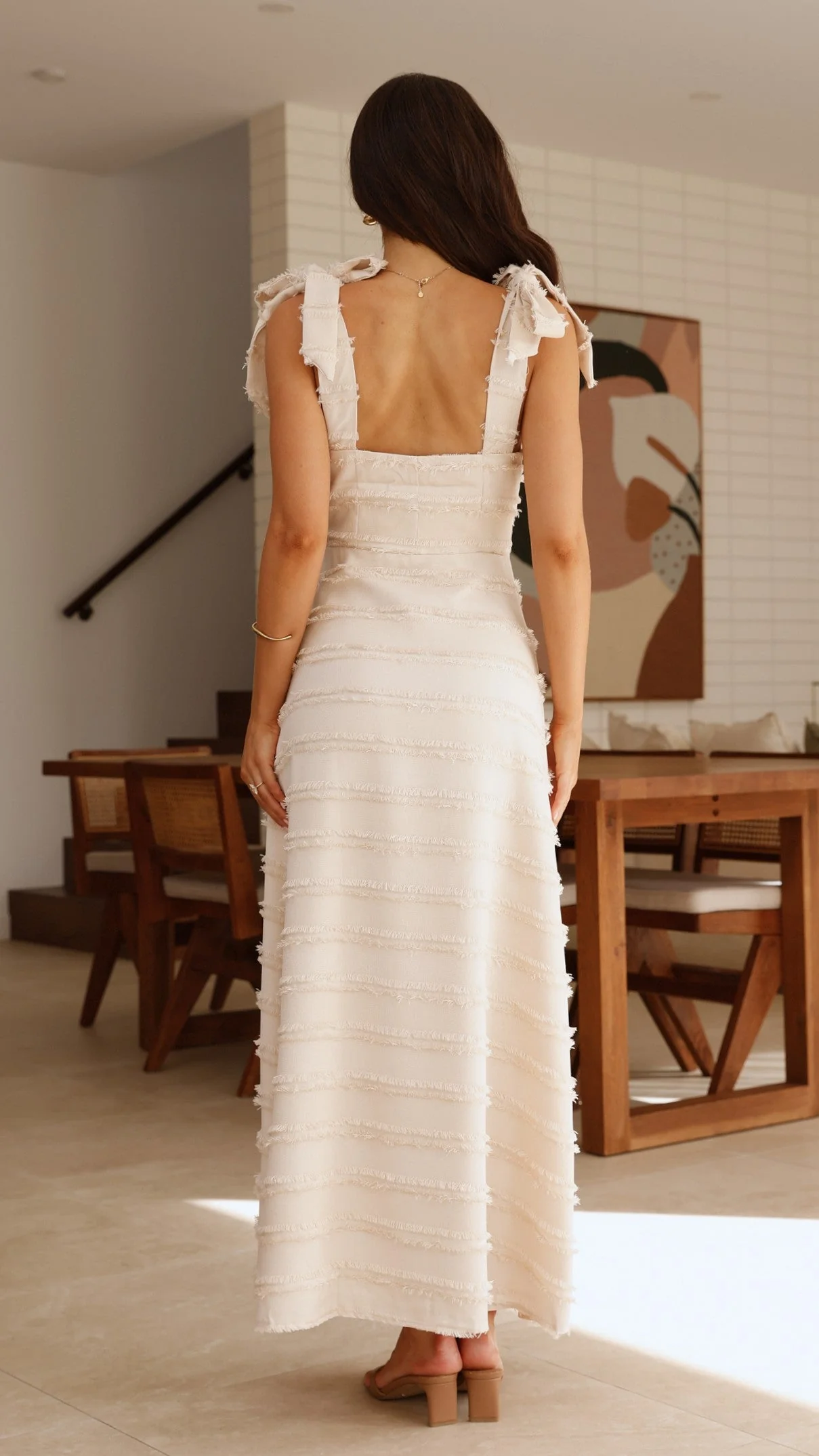 Dela Maxi Dress - Cream