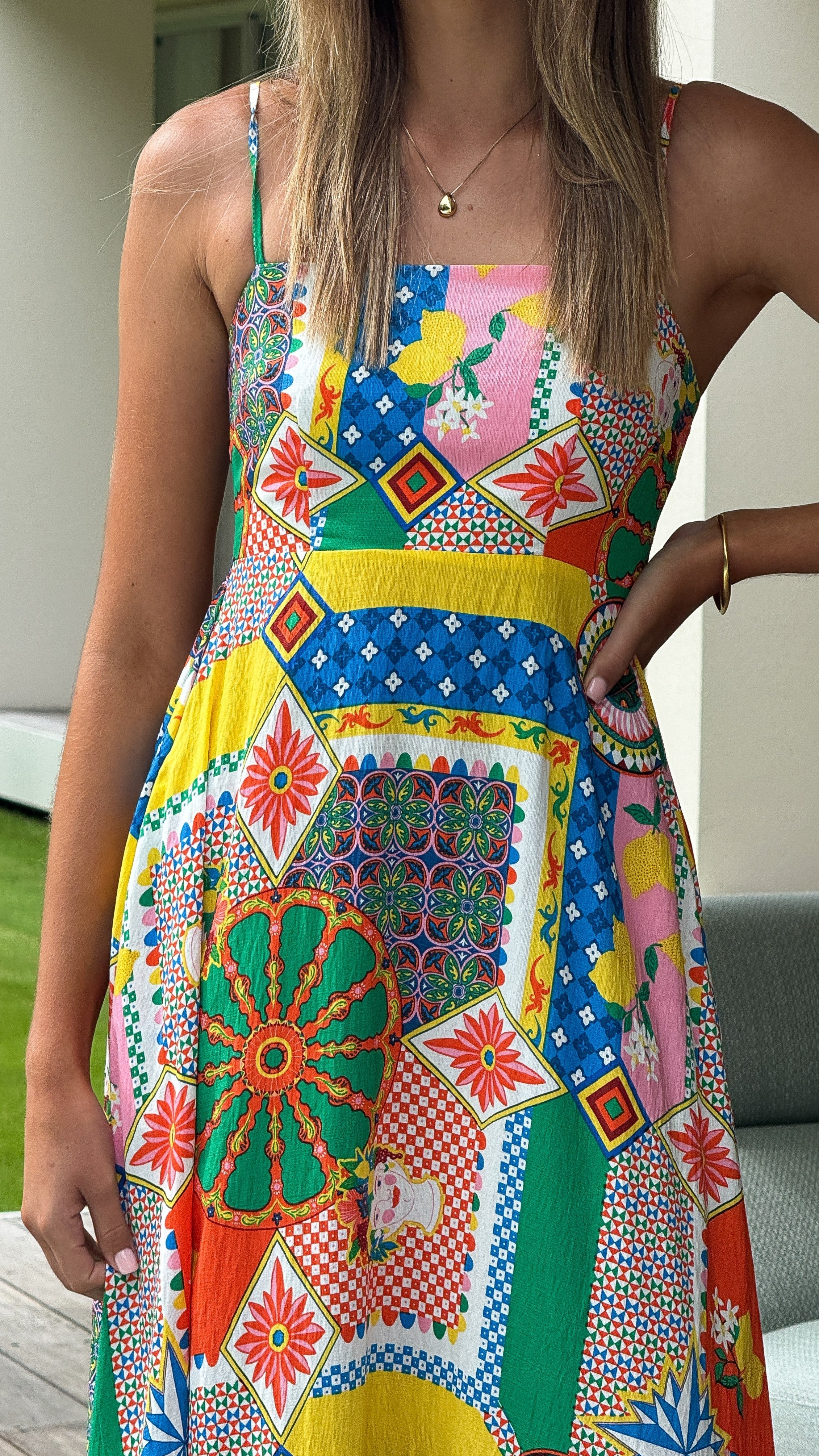 Jaylene Maxi Dress - Dazzle Print