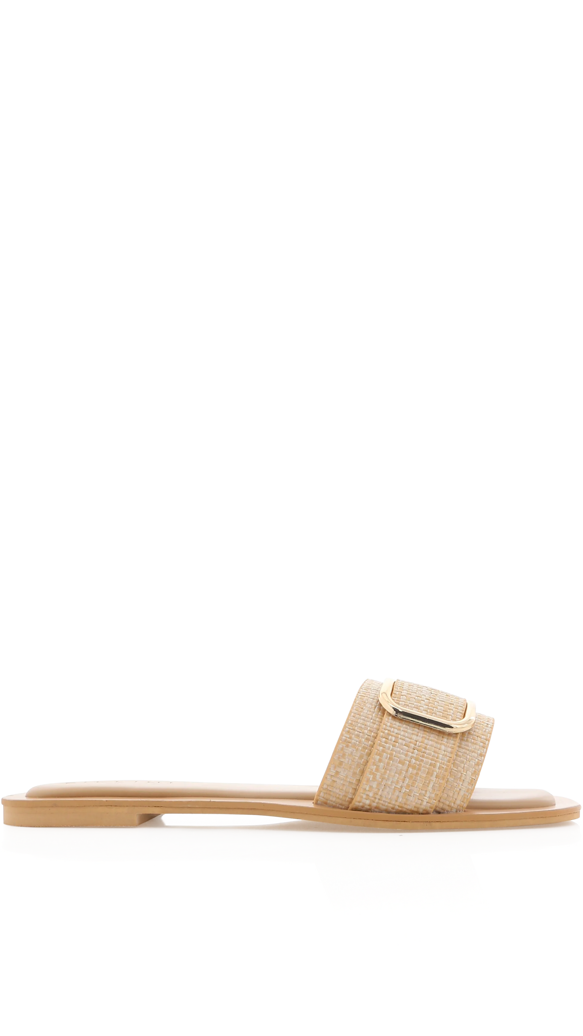 Ravielle Slide - Natural Raffia