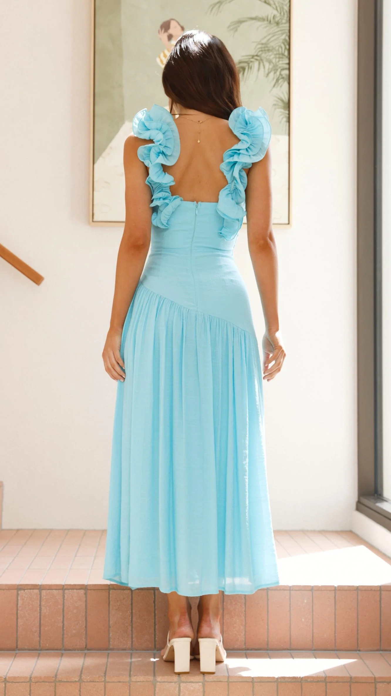 Alma Maxi Dress - Blue
