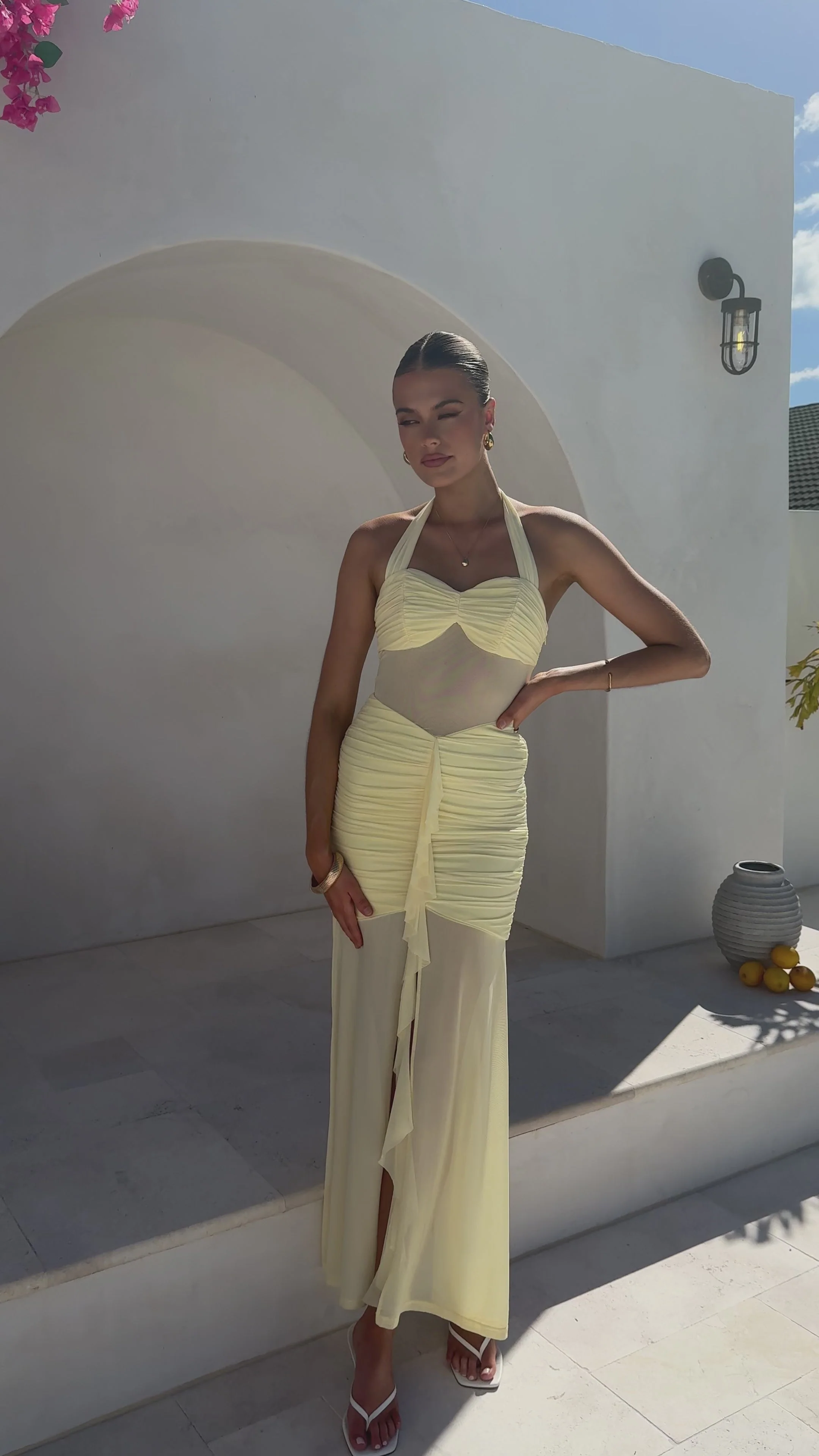 Alani Maxi Dress - Yellow
