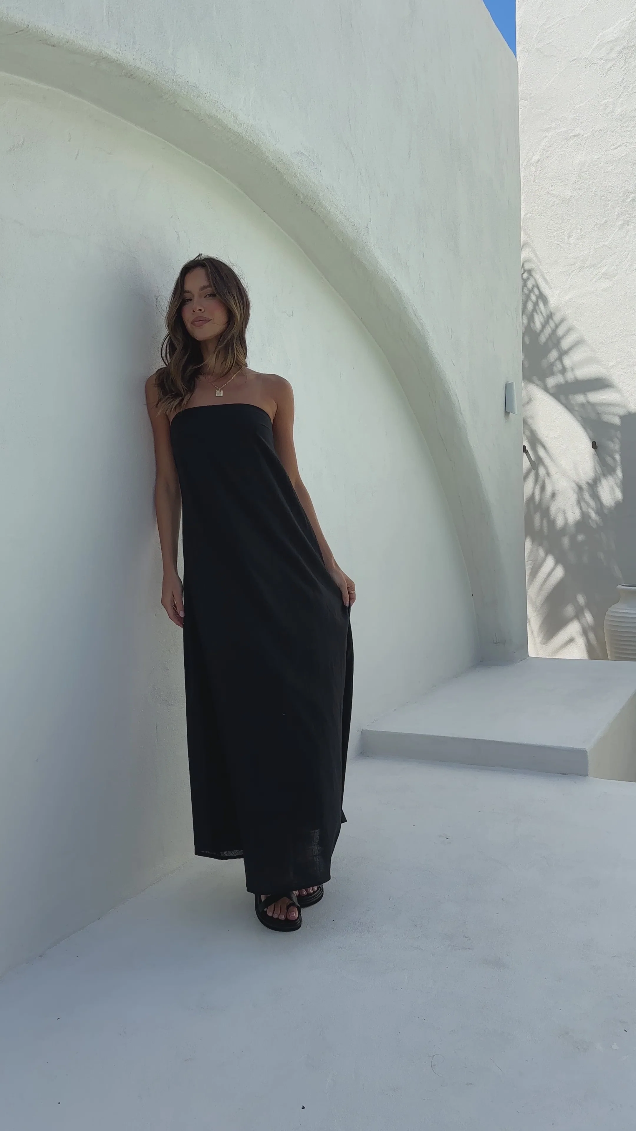 Connie Maxi Dress - Black
