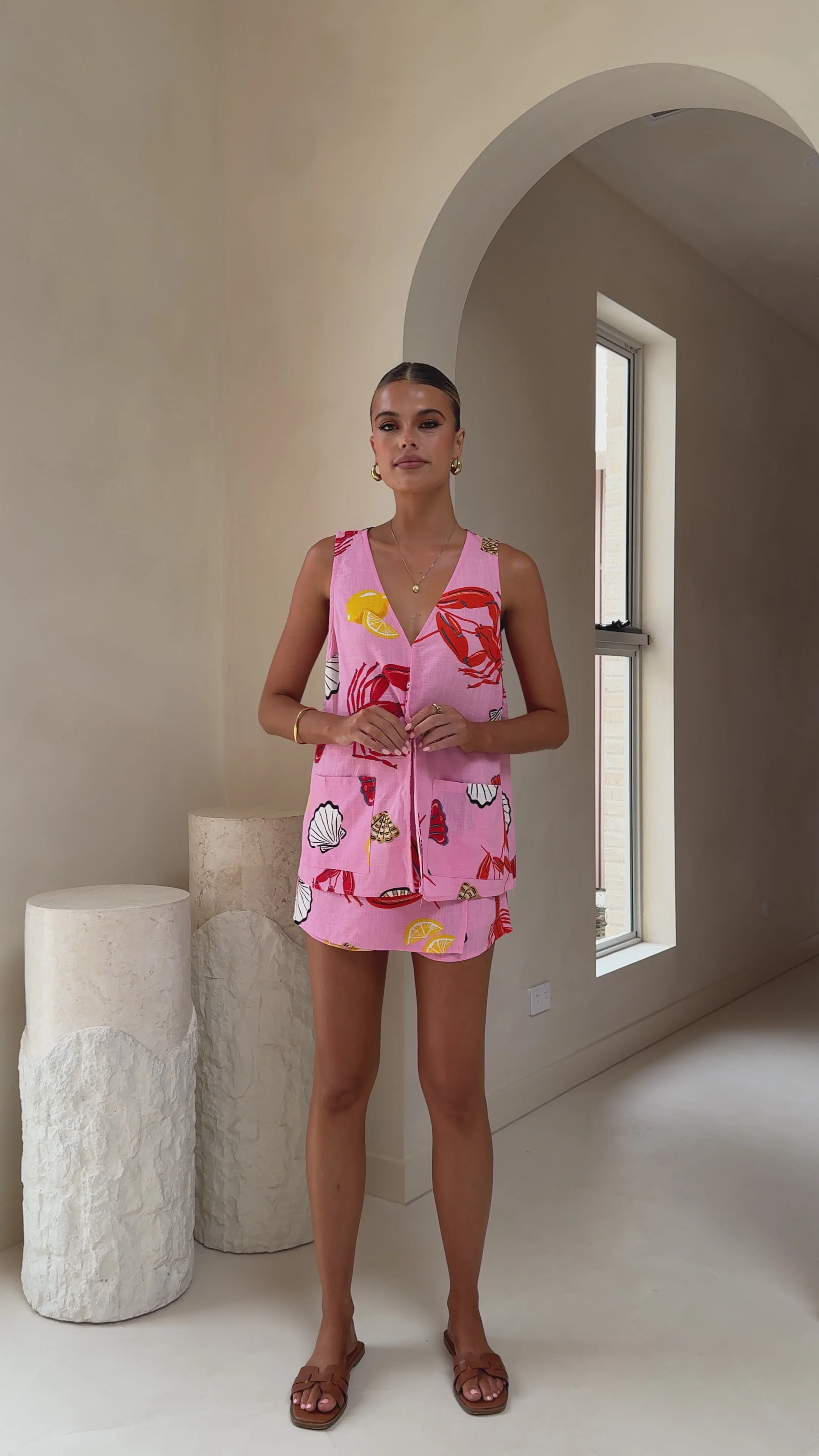 Dali Top - Shell Lover Print