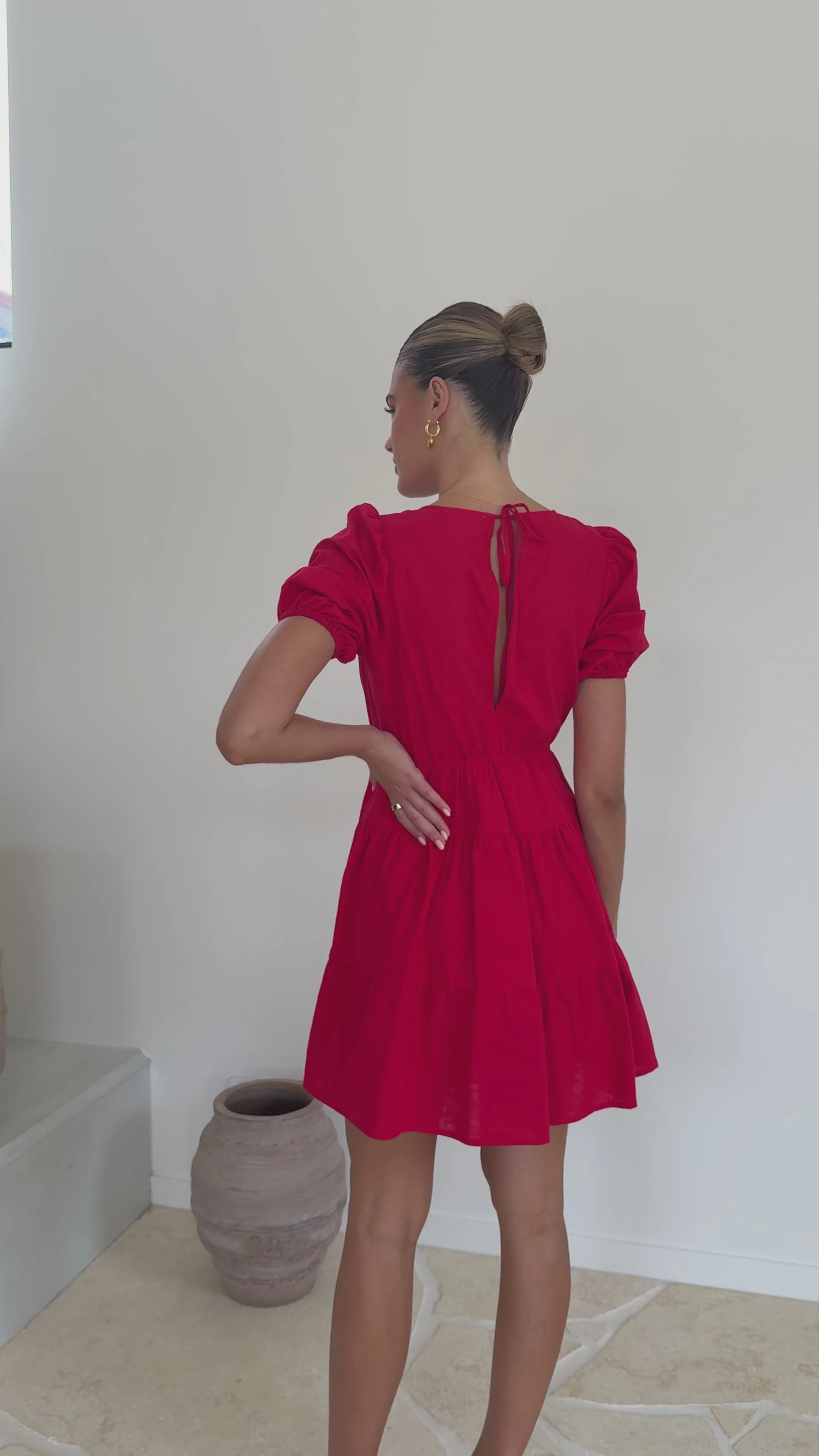 Billie Mini Dress - Red