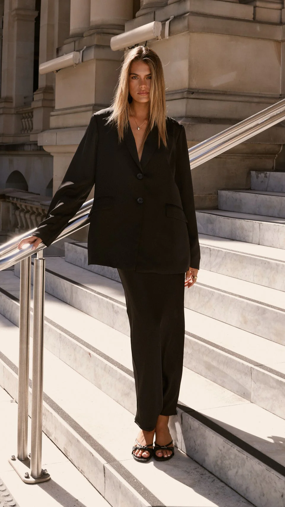 Mila Maxi Skirt - Black