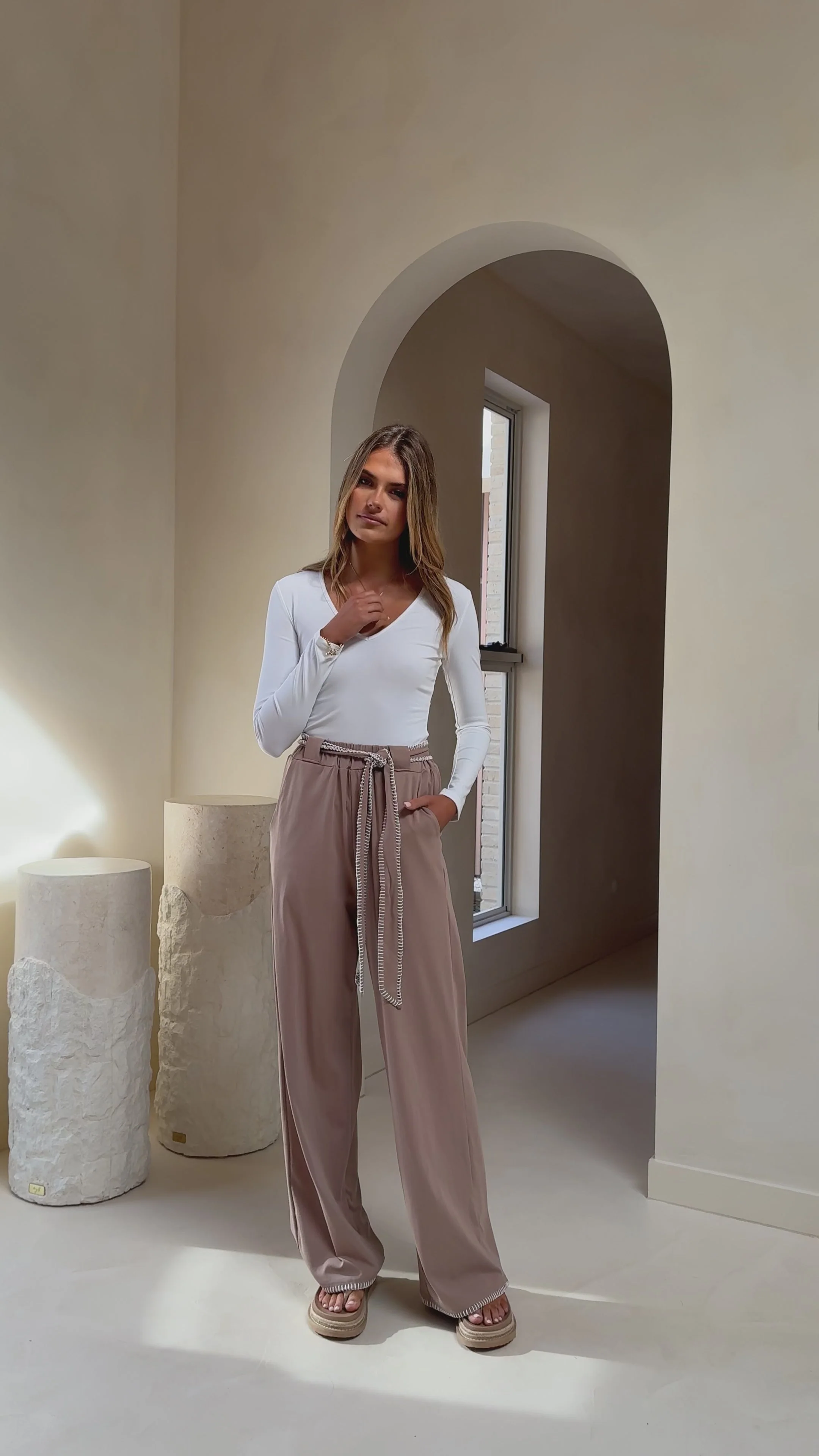 Carrie Pants - Mocha