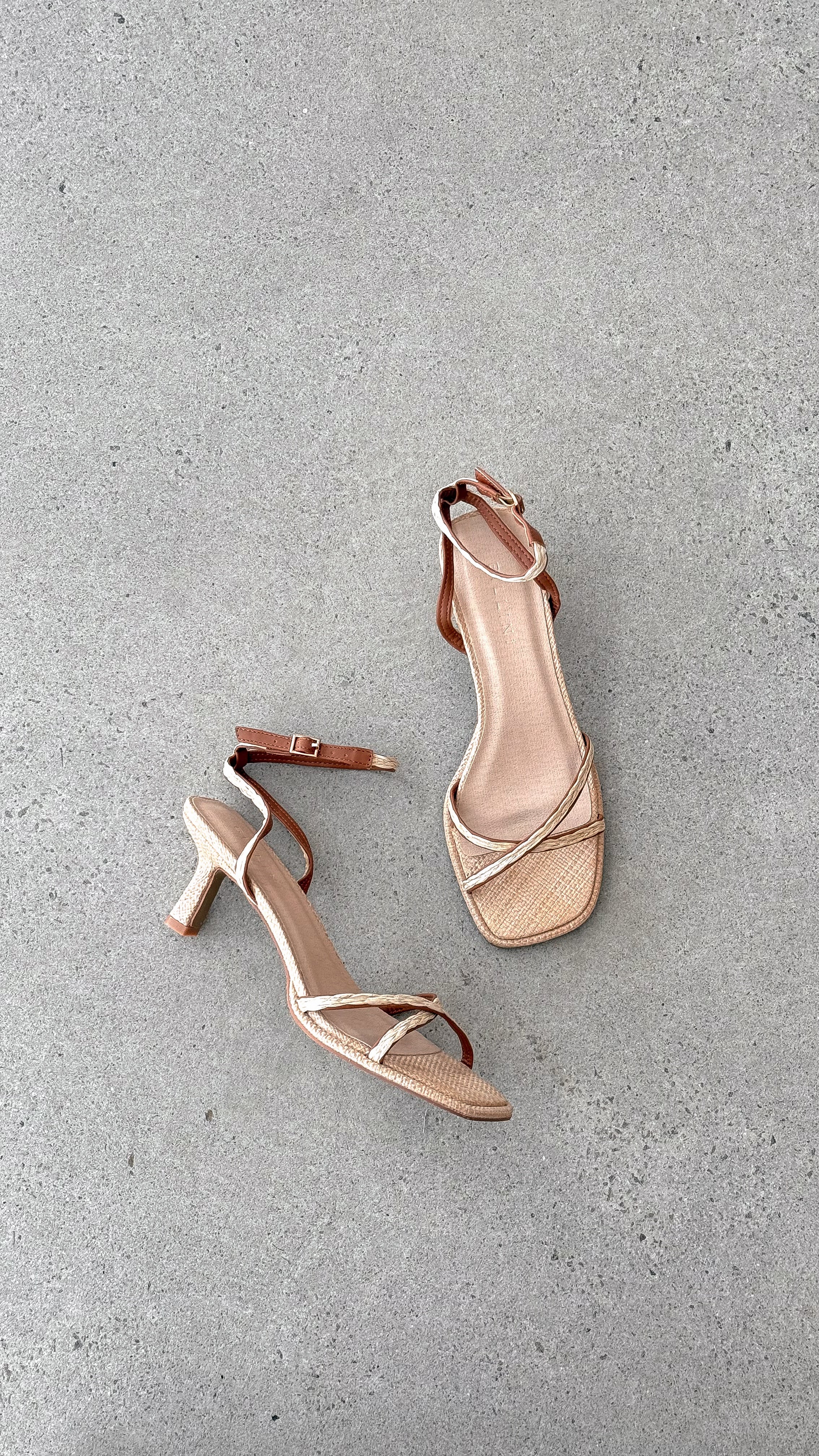 Harissa Heel - Natural Raffia