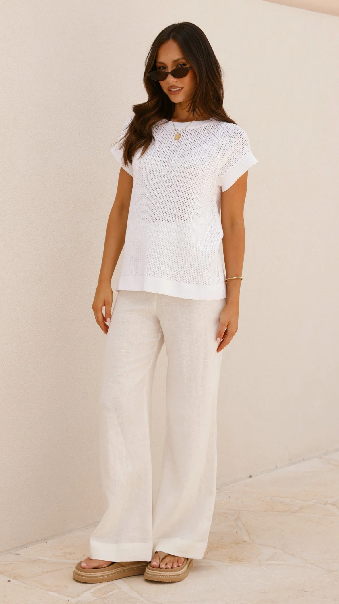 Marleigh Knit Top - White