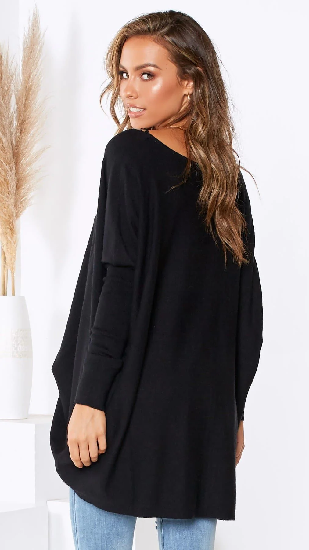 Amalia Knit Top - Black
