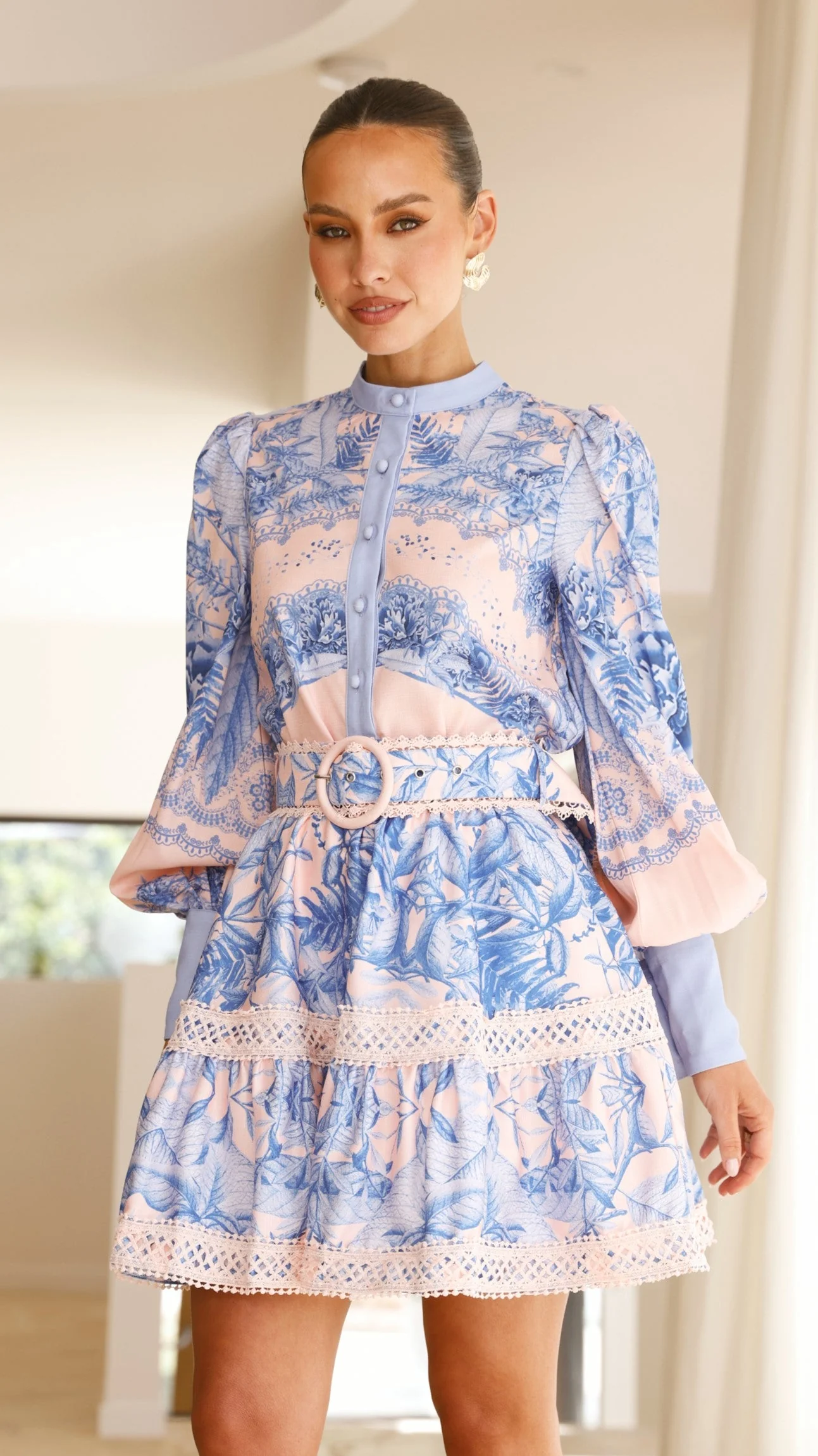 Tafariah Top - Madeline Blue