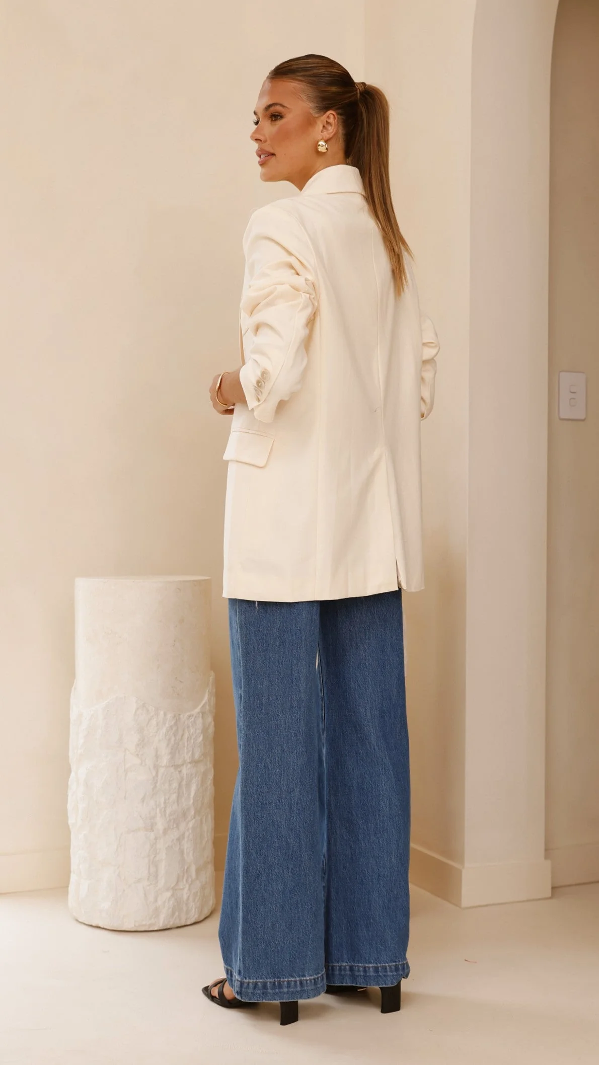 Shannon Blazer - Cream