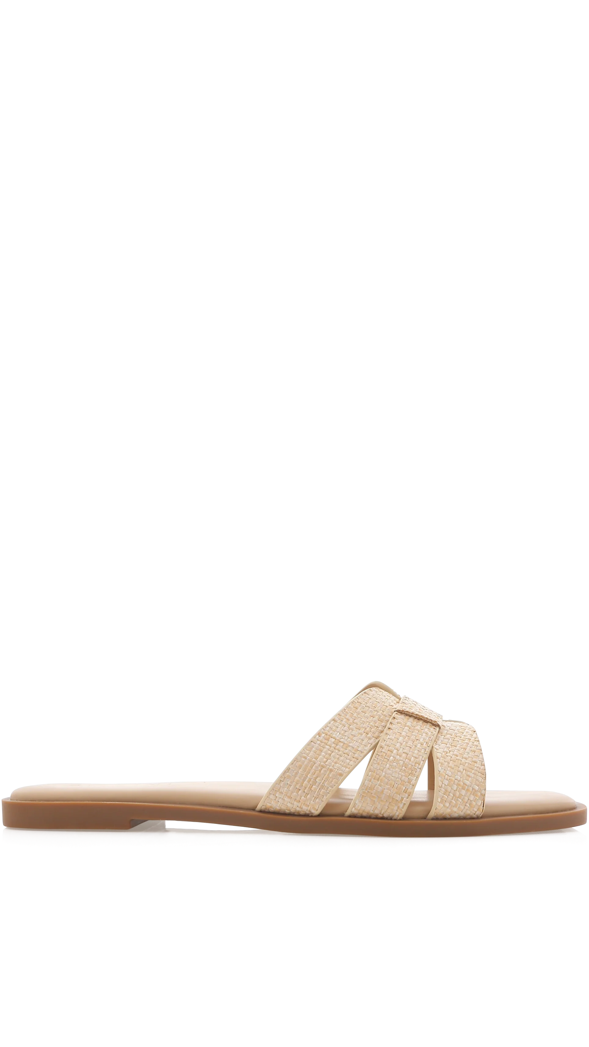 Gretal Slide - Natural Raffia