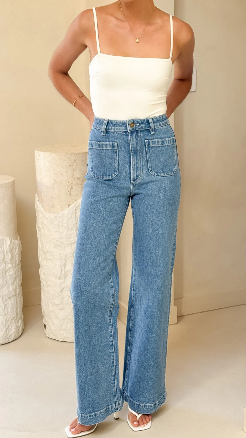 Amos Bodysuit - White