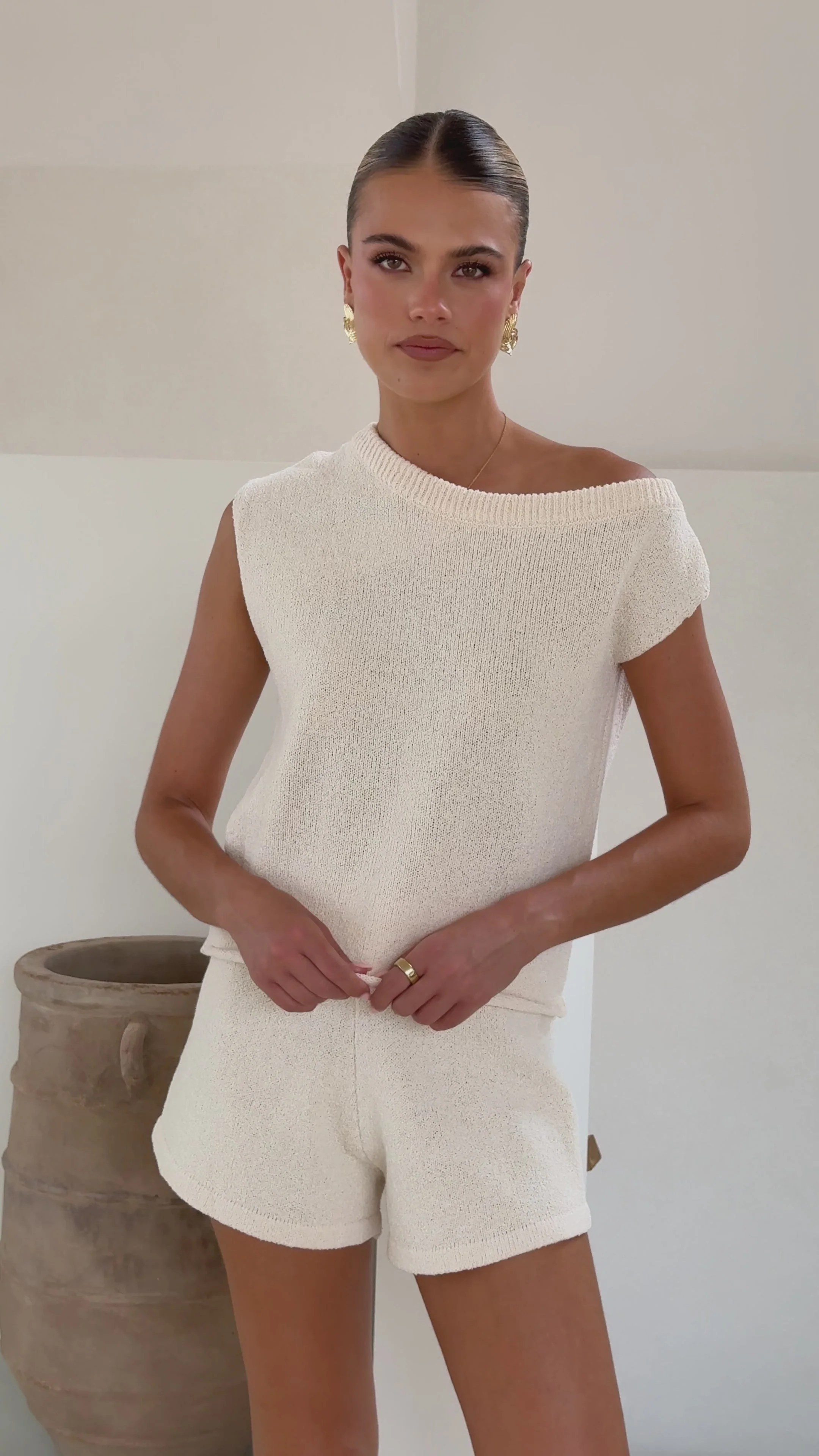 Robin Off Shoulder Top - Cream