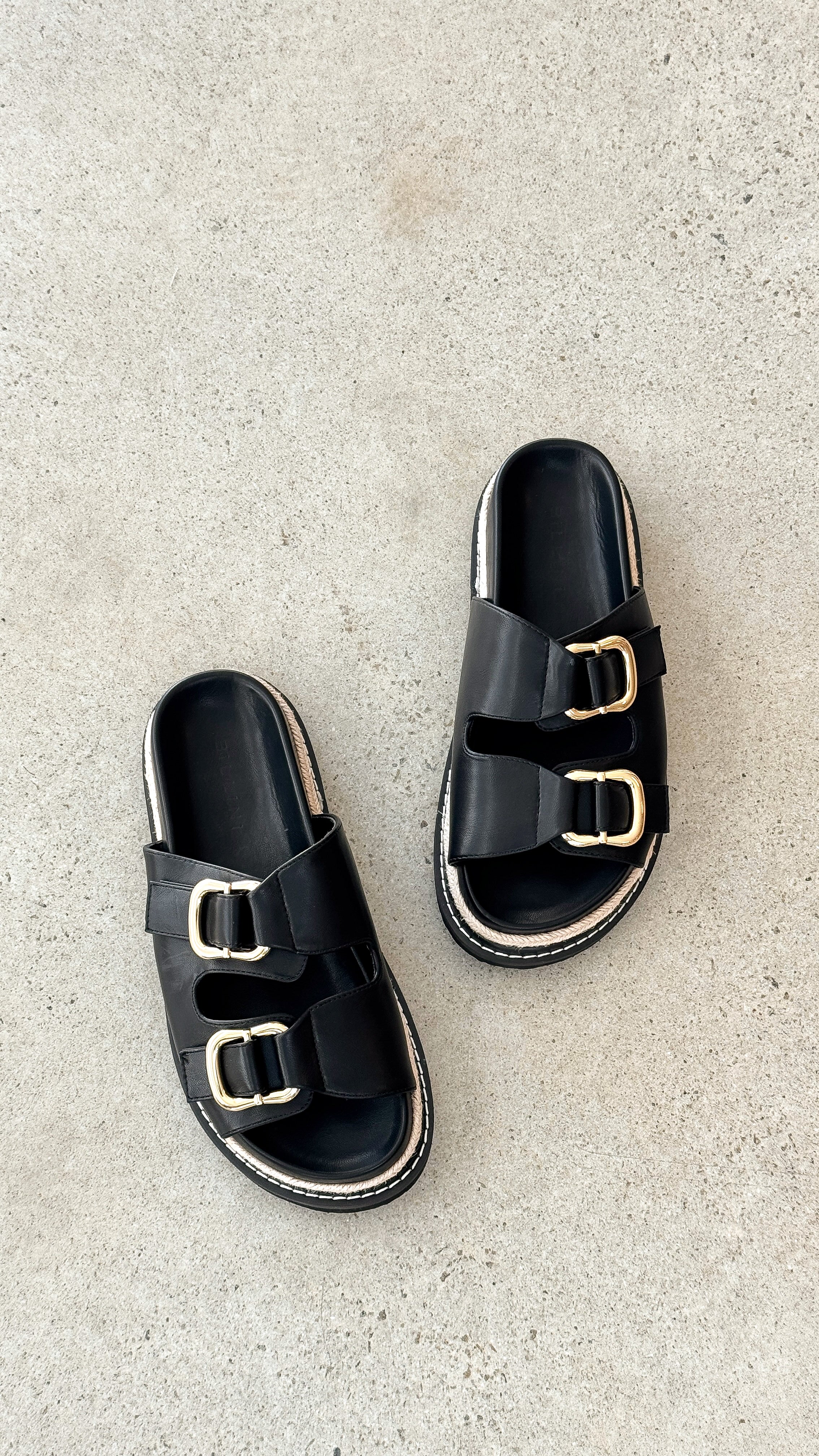 Alessia Slide - Black