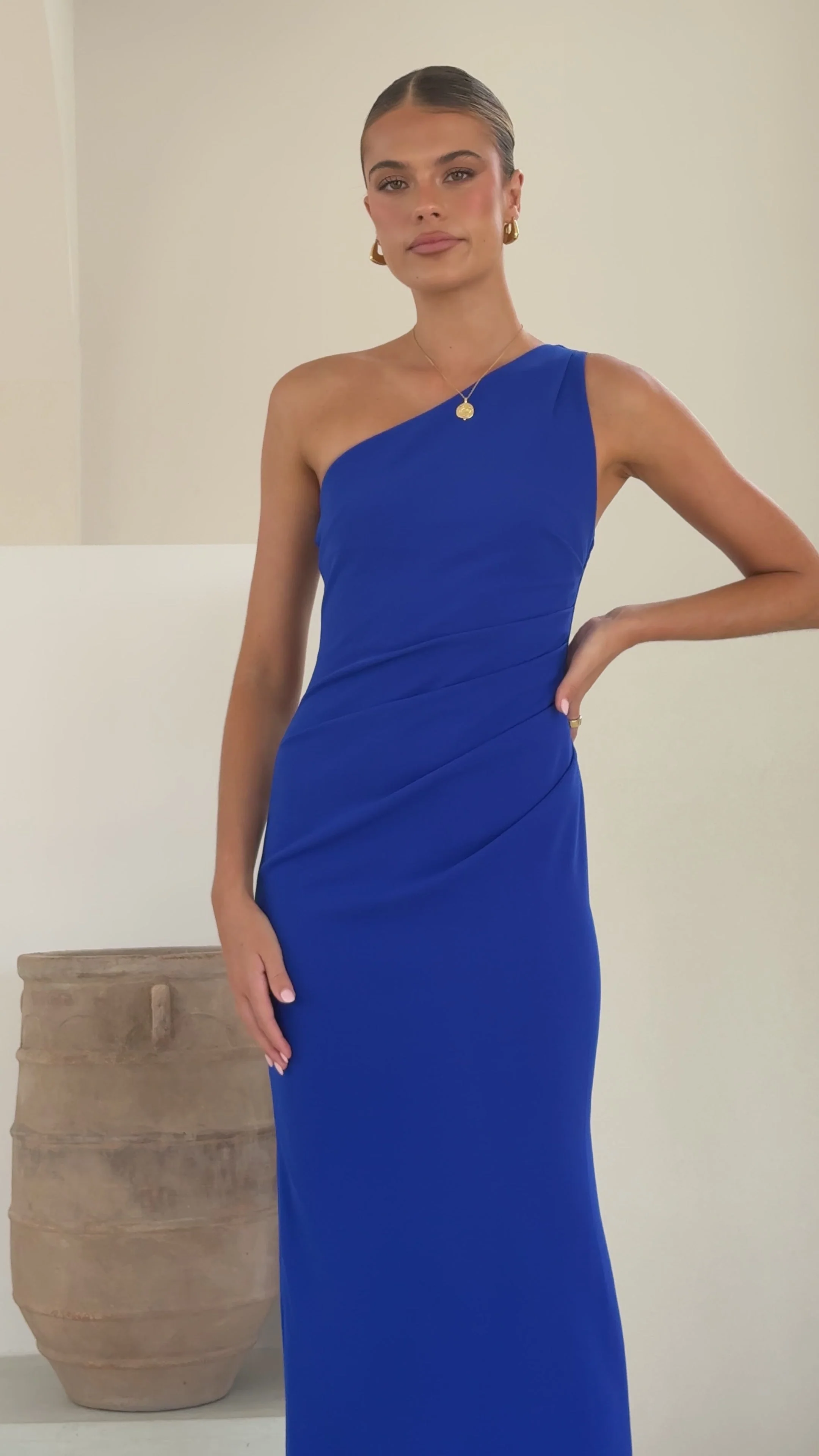 Cataleya Maxi Dress - Cobalt Blue