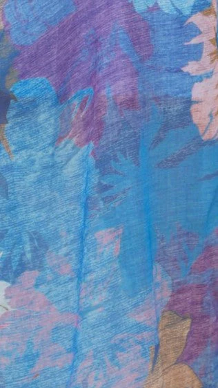 Rahima Maxi Dress - Blue Floral