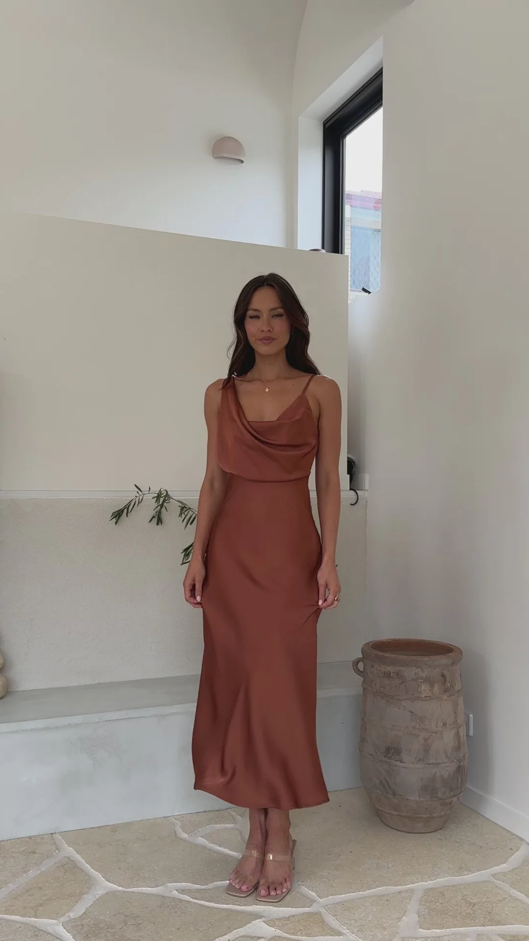 Audrey Maxi Dress - Copper