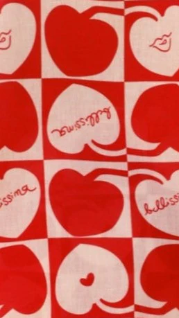 Abilene Wrap Mini Skirt - Red / White