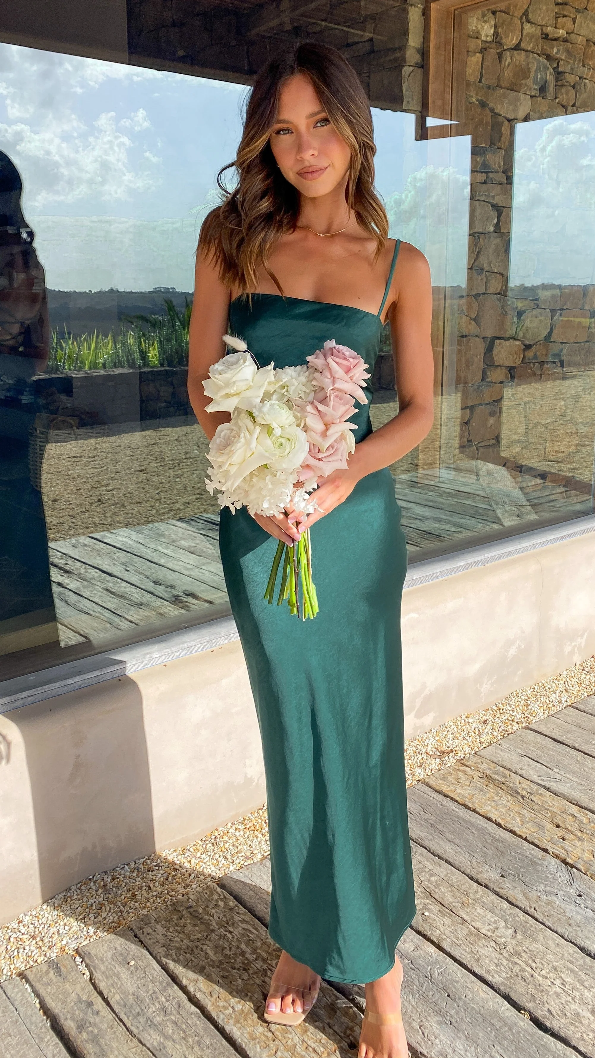 Keira Maxi Dress - Emerald