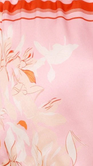 Alma Shorts - Pink/White Print