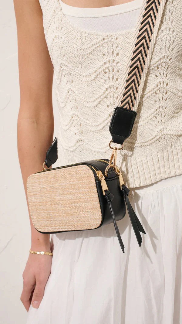 Callie Bag - Black / Natural