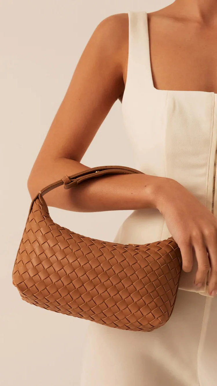 Isabelle Handle Bag - Tan