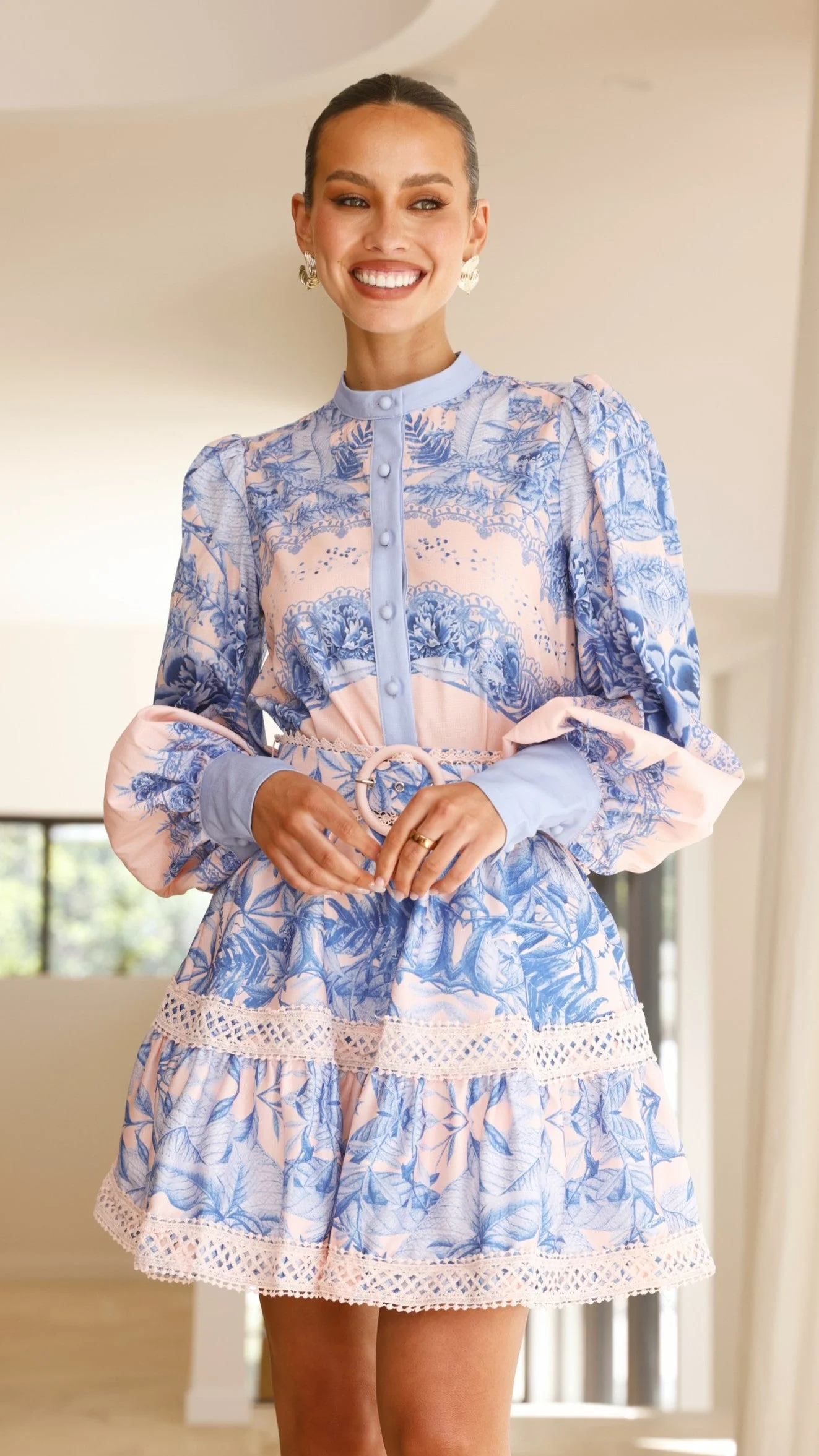 Tafariah Top - Madeline Blue