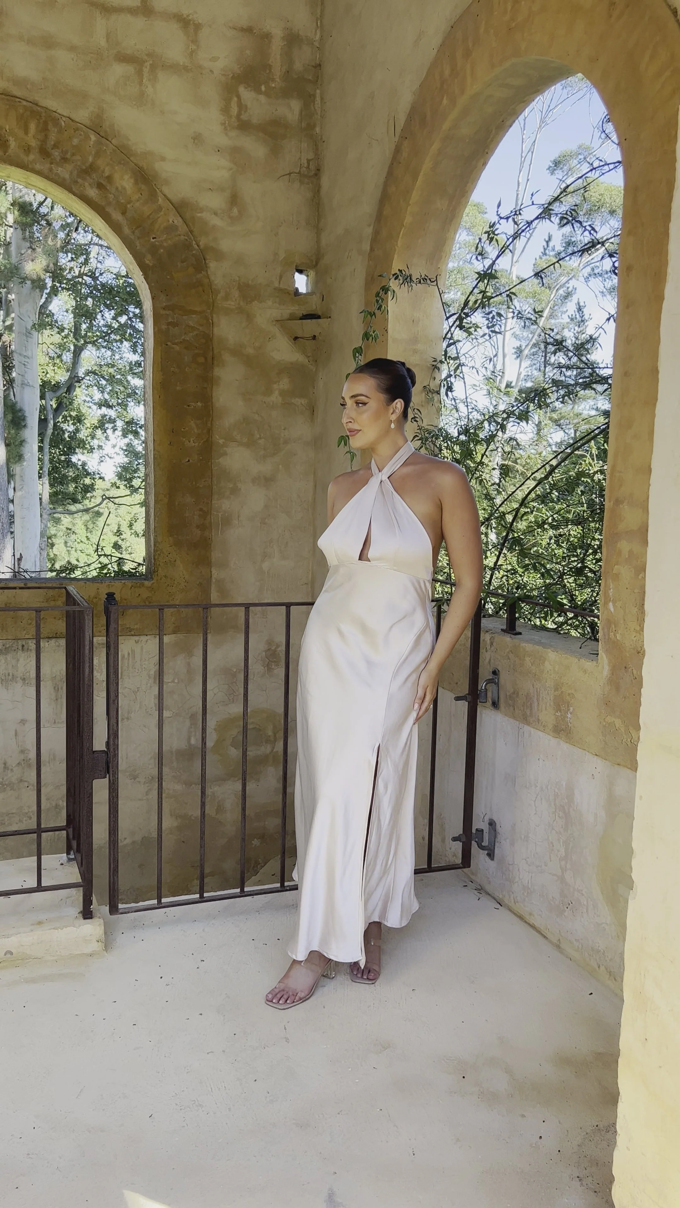 Amalia Maxi Dress - Champagne