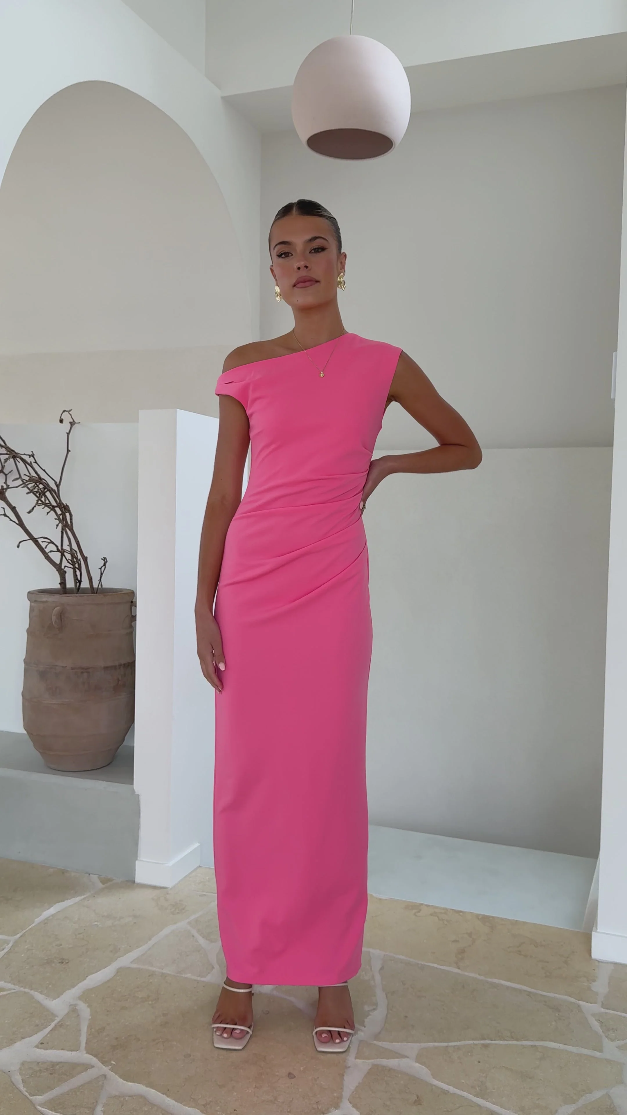Lilah Maxi Dress - Pink