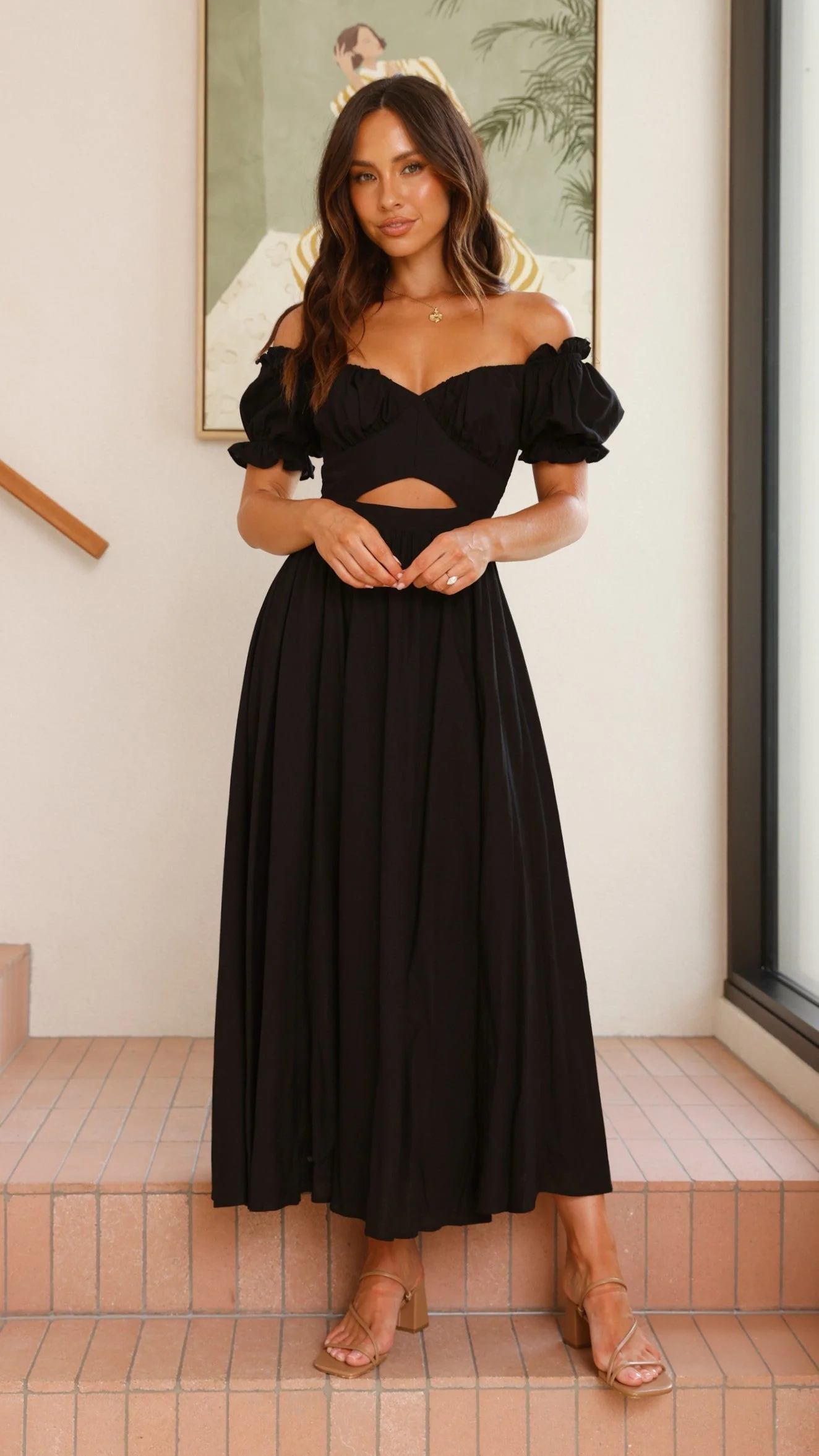 Hulu Maxi Dress - Black