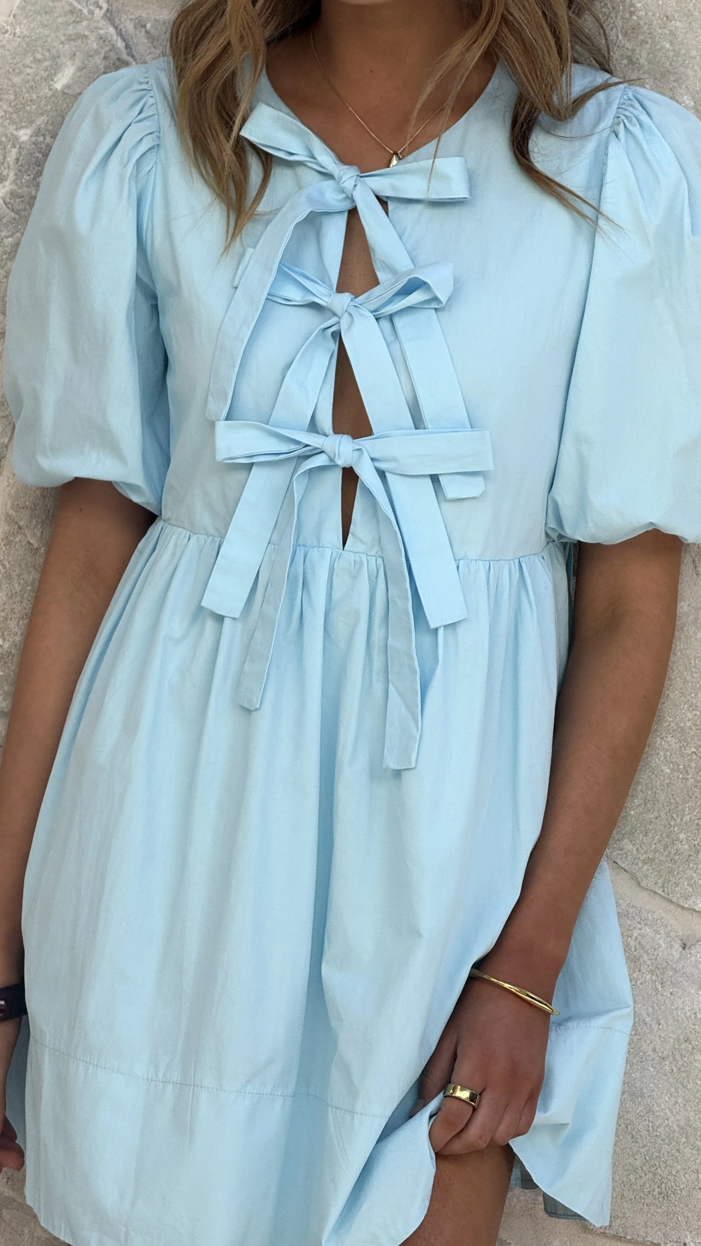 Arana Mini Dress - Blue