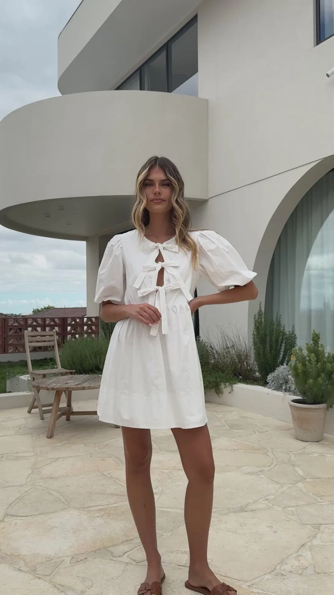 Arana Mini Dress - White