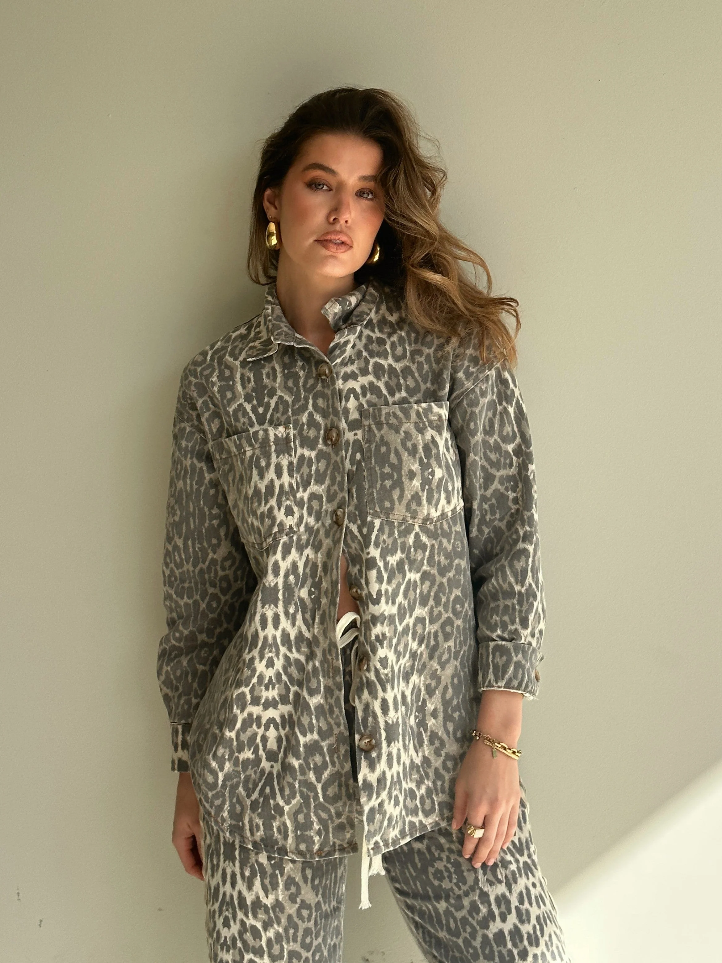 Vox Jacket - Leopard Print