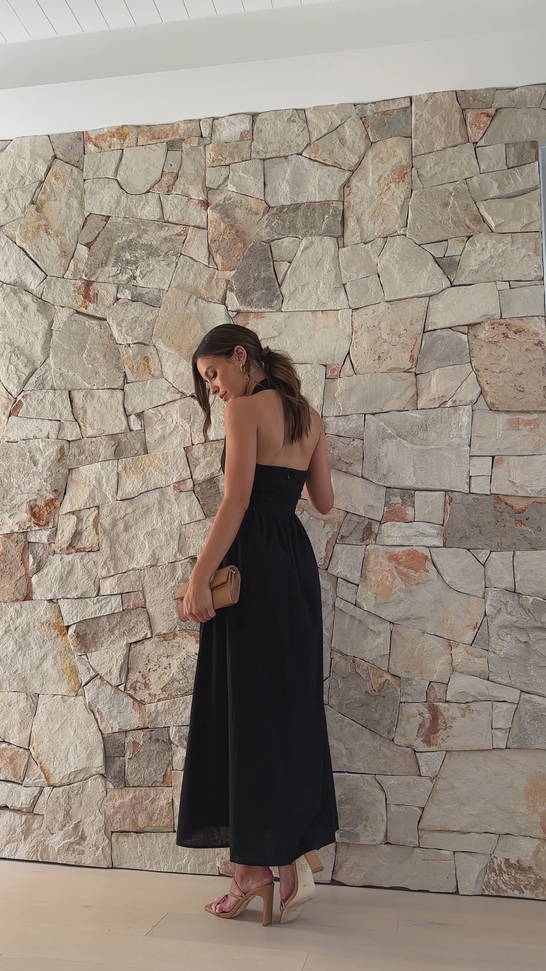 Caden Maxi Dress - Black