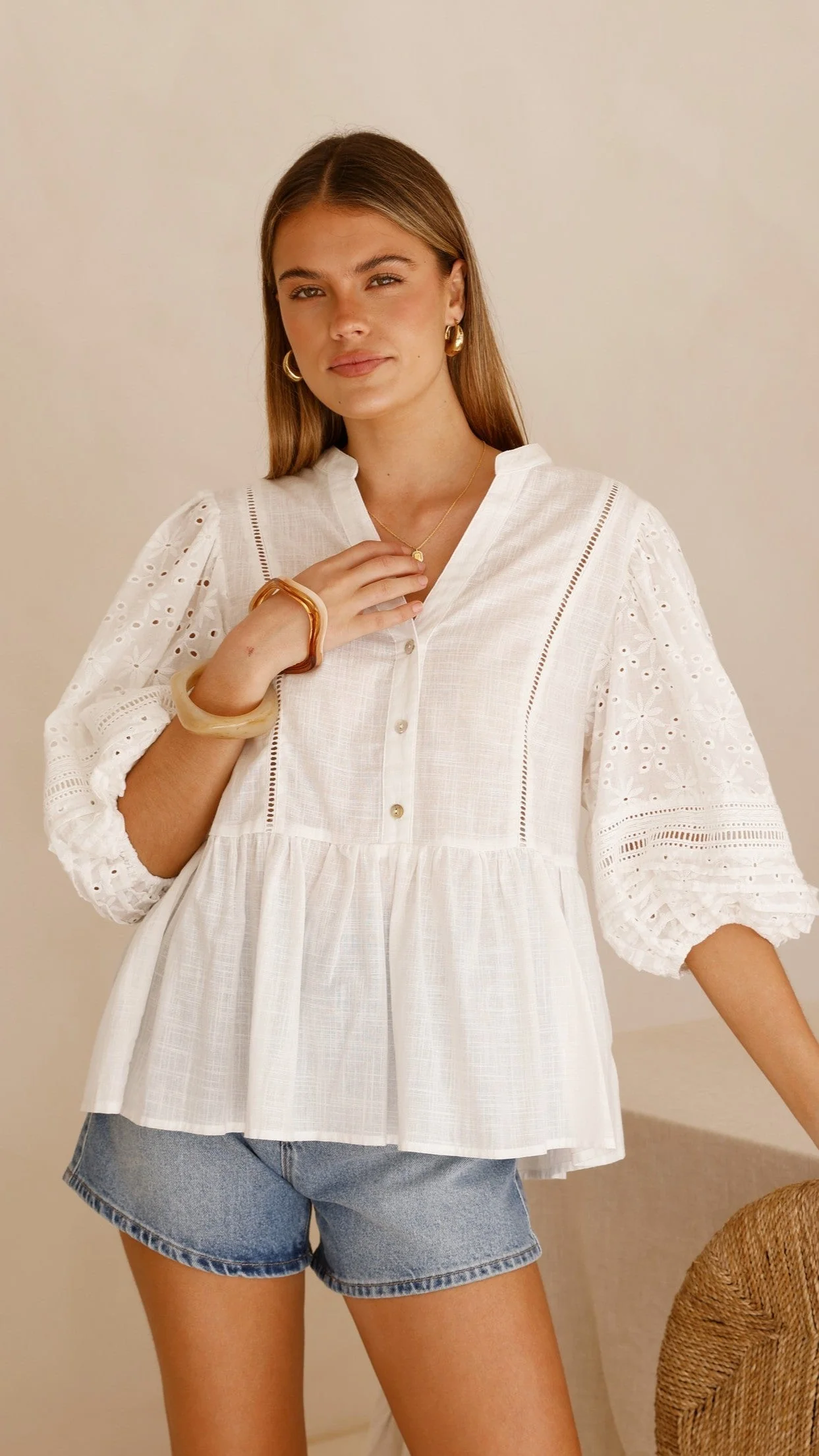Winslet Top - White