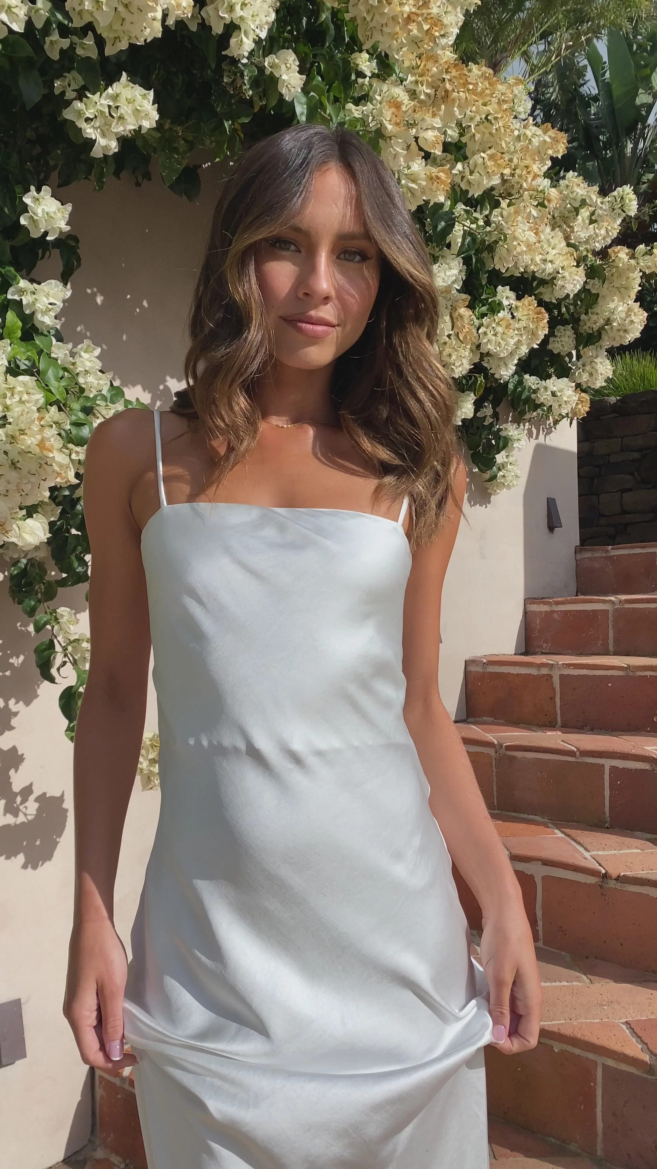 Keira Maxi Dress - Pearl