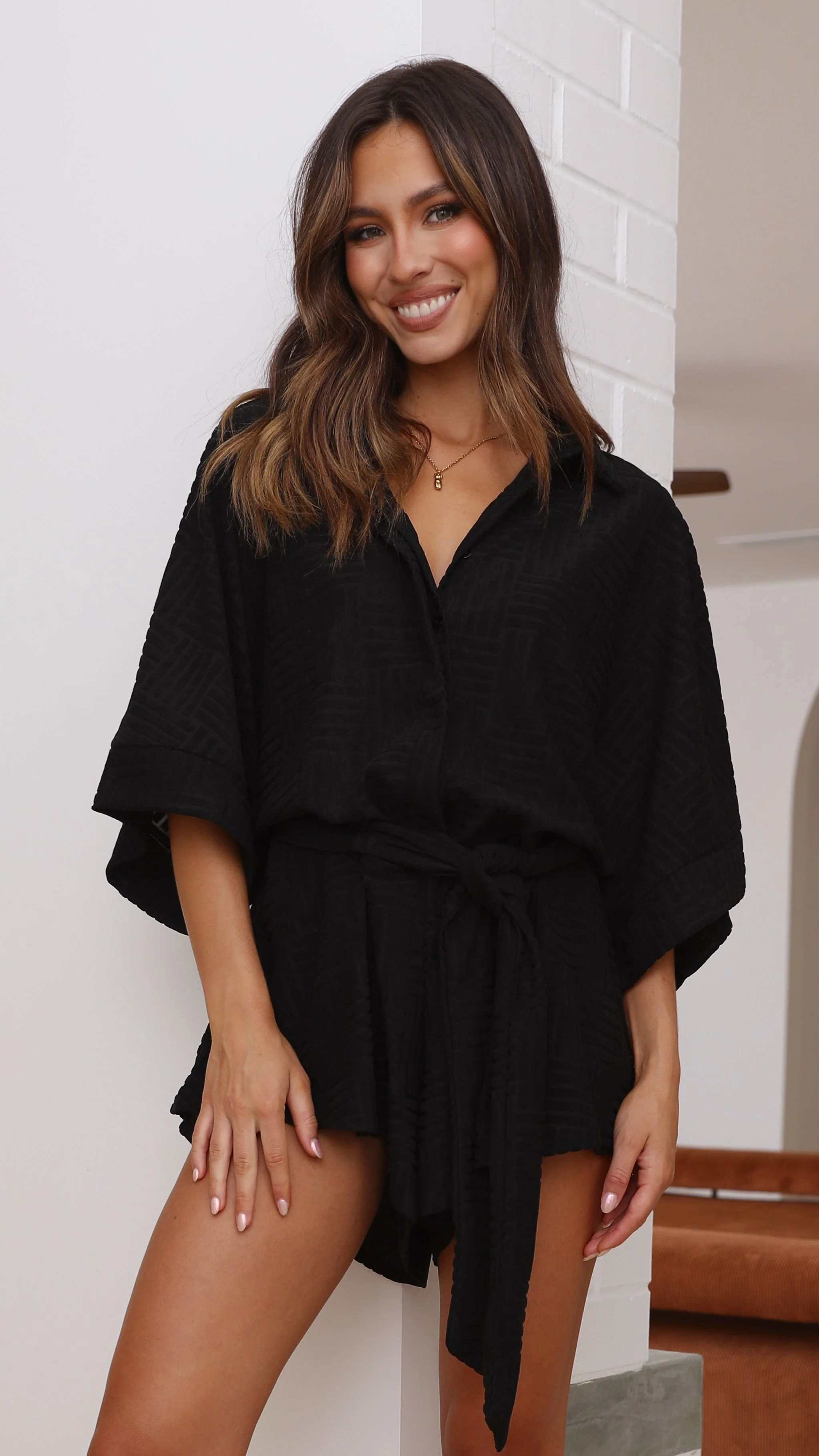 Angie Playsuit - Black