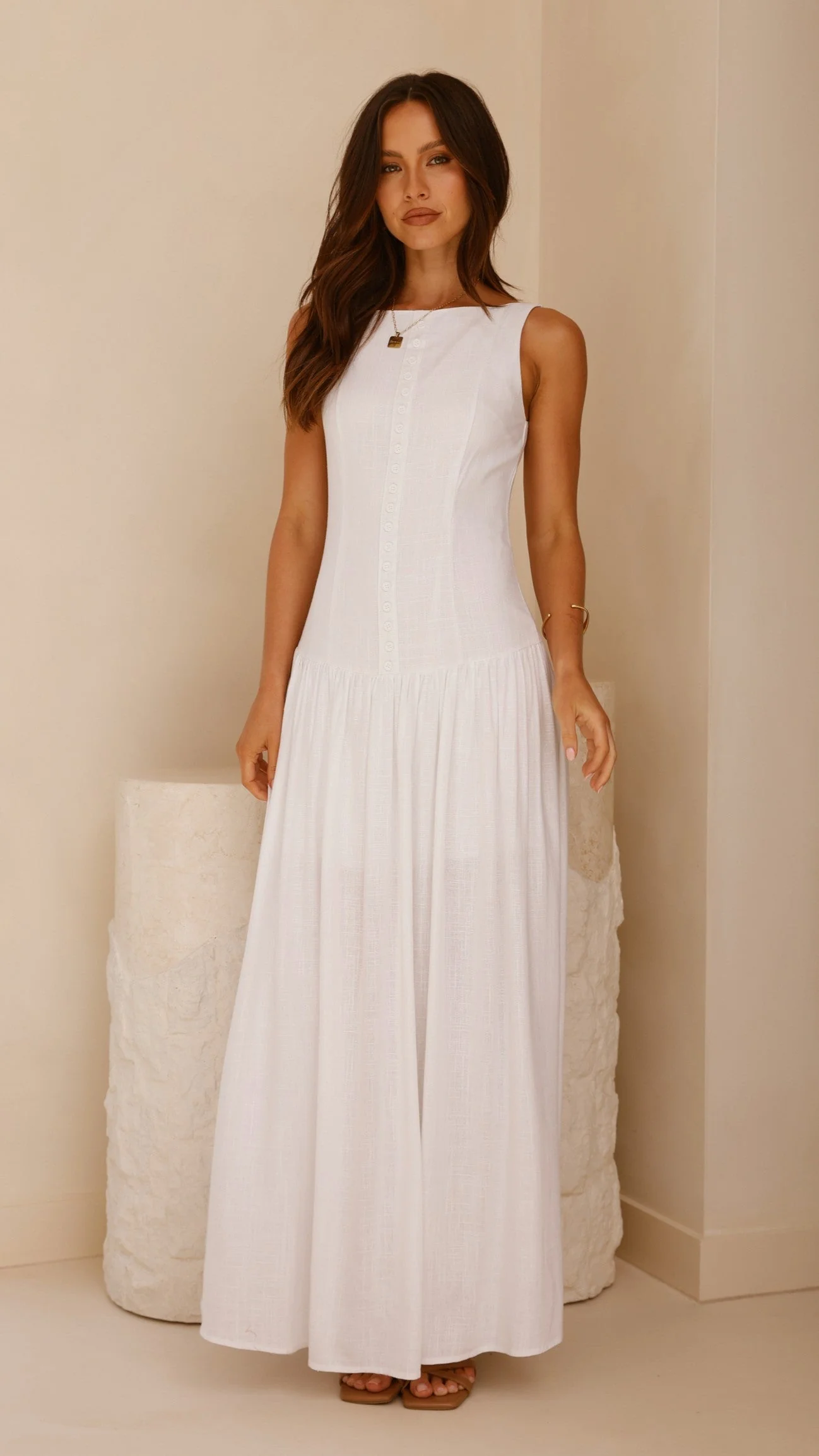Kora Maxi Dress - White