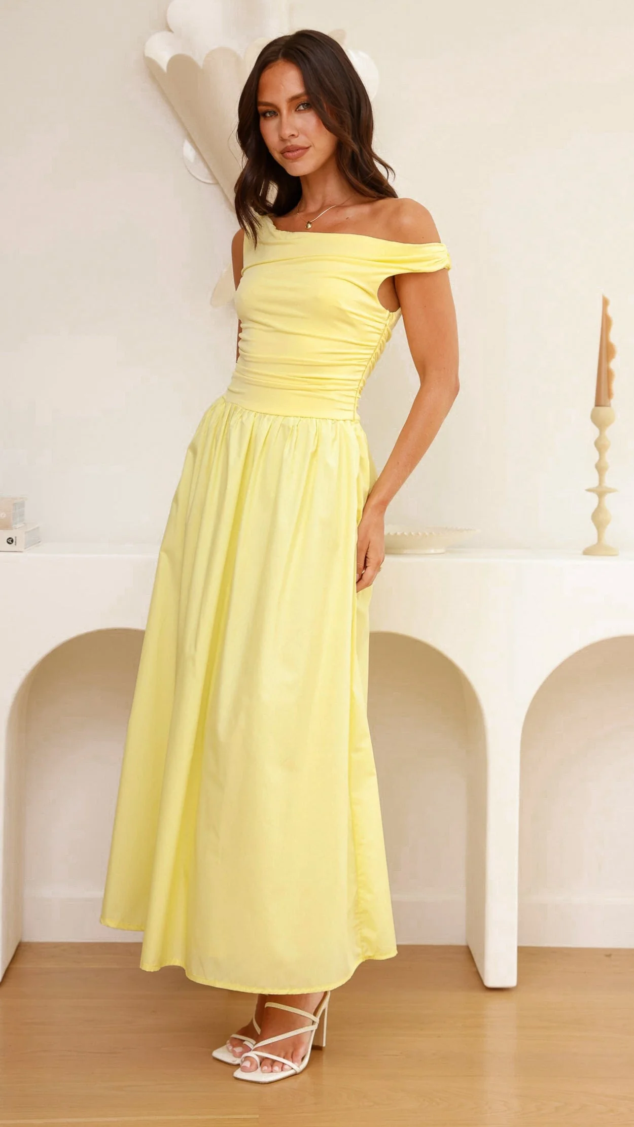 Immy Midi Dress - Yellow